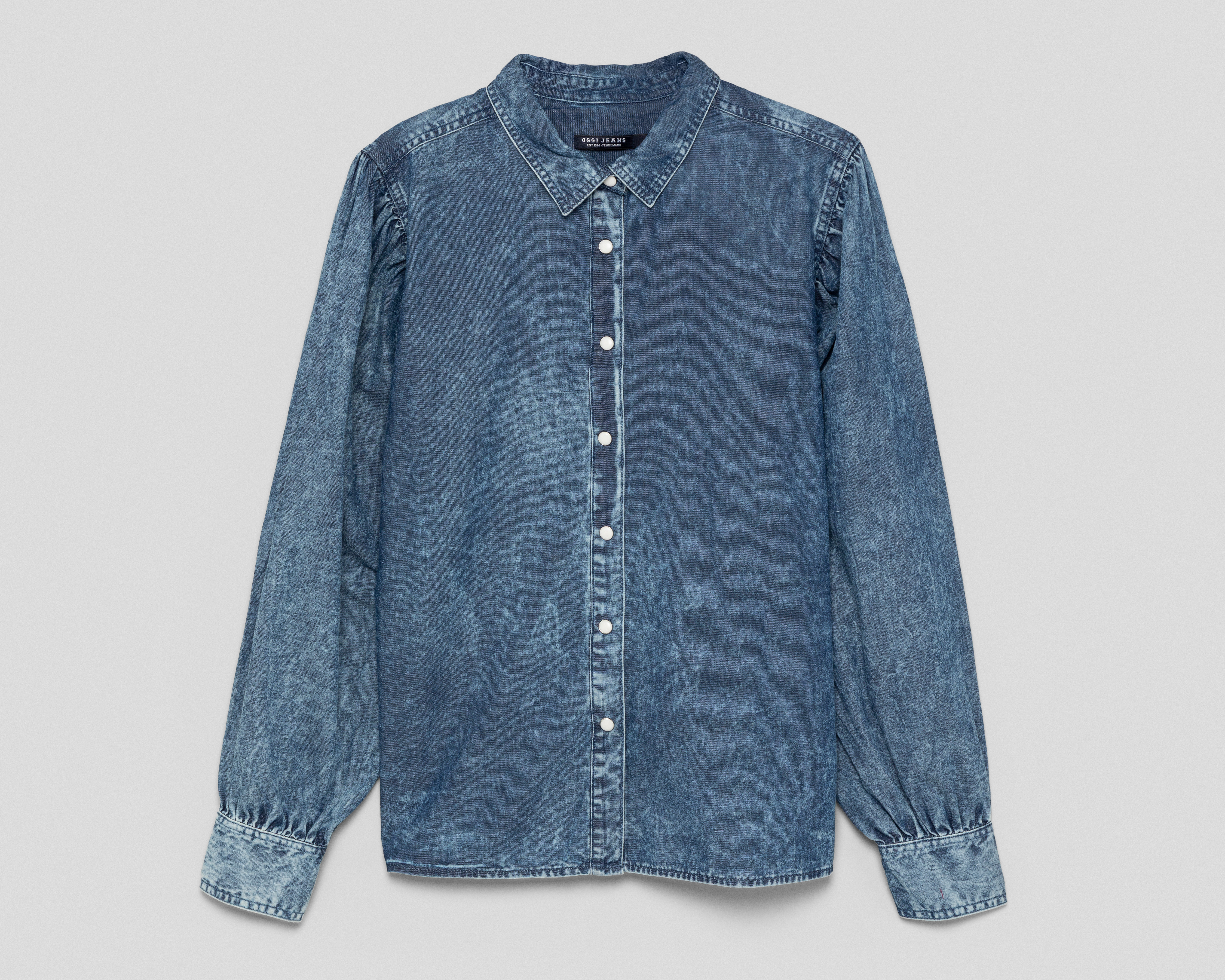 Blusa de Manga Larga Oggi para Mujer