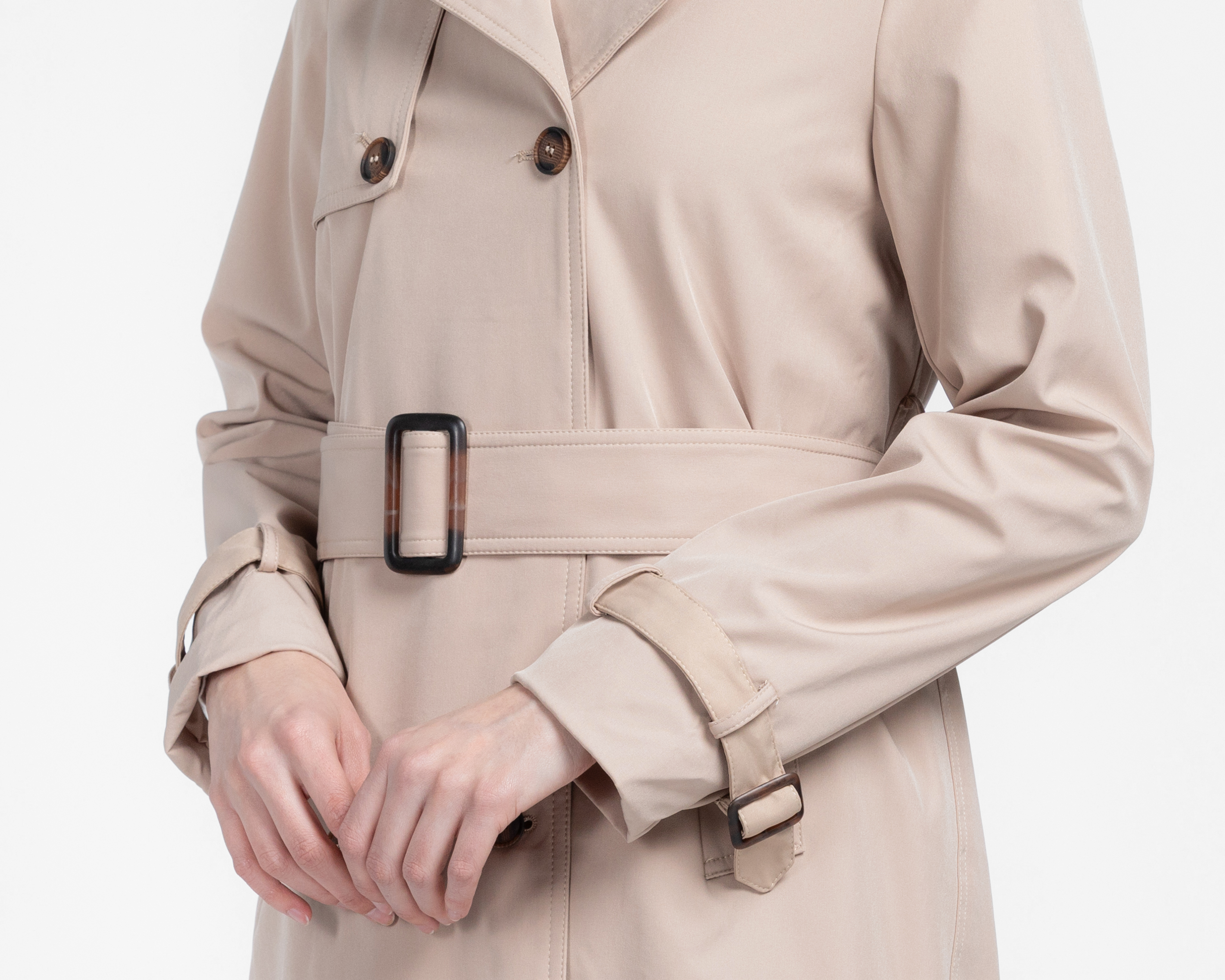 Foto 5 pulgar | Foto 4 | Gabardina Beige Sahara para Mujer