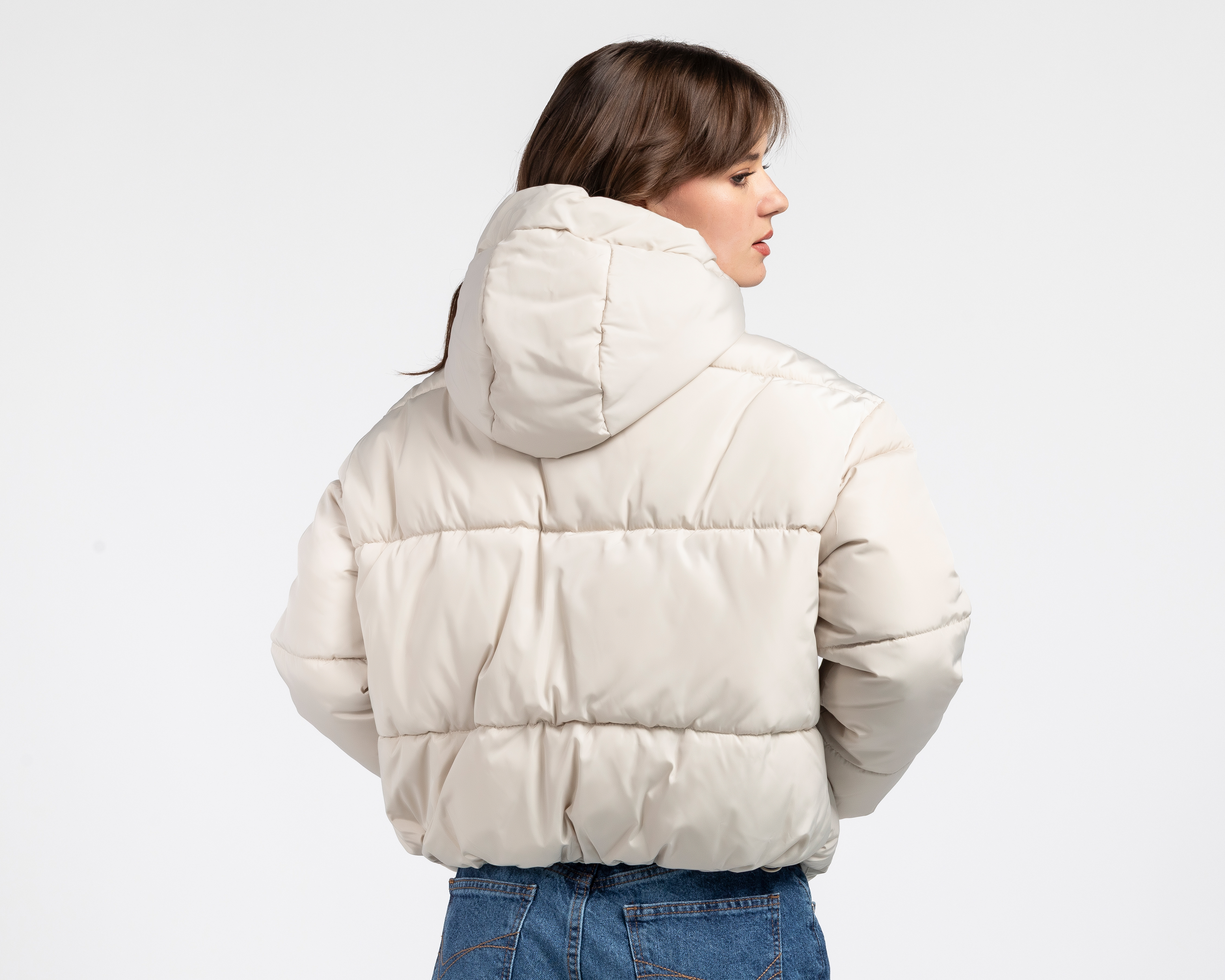 Foto 3 | Foto 3 | Chamarra con Capucha Refill para Mujer