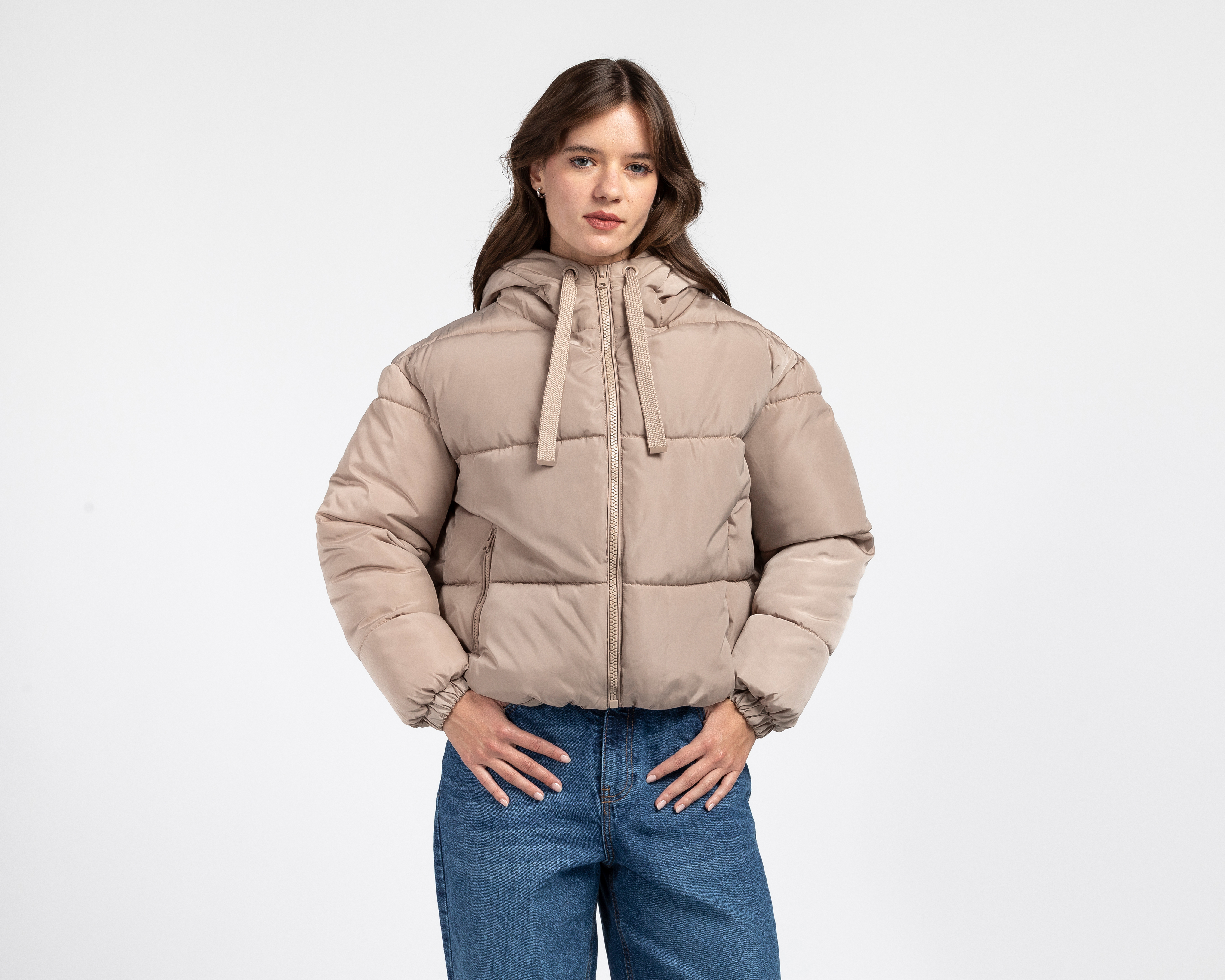 Foto 1 | Foto 1 | Chamarra con Capucha Refill para Mujer