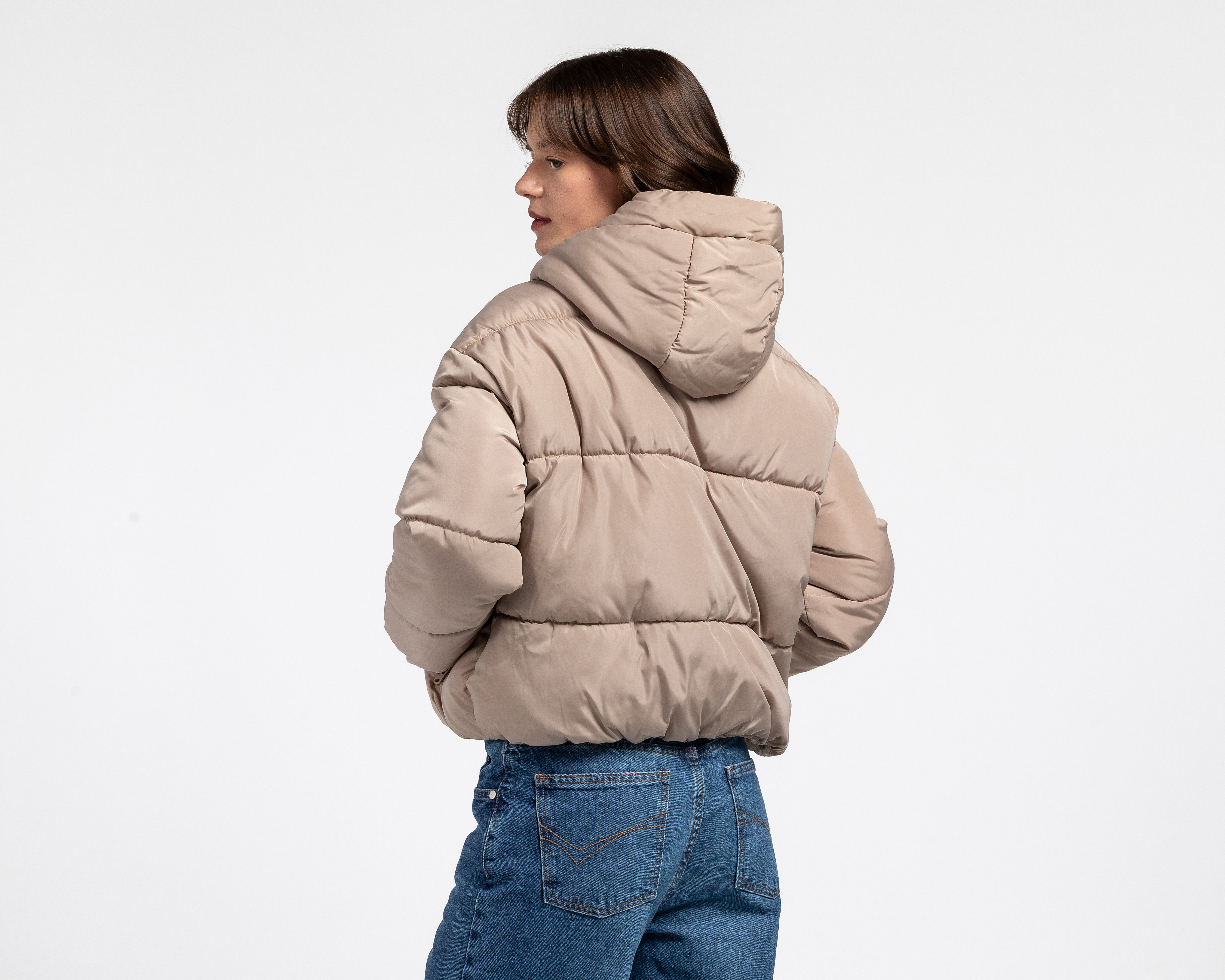 Foto 3 | Foto 3 | Chamarra con Capucha Refill para Mujer