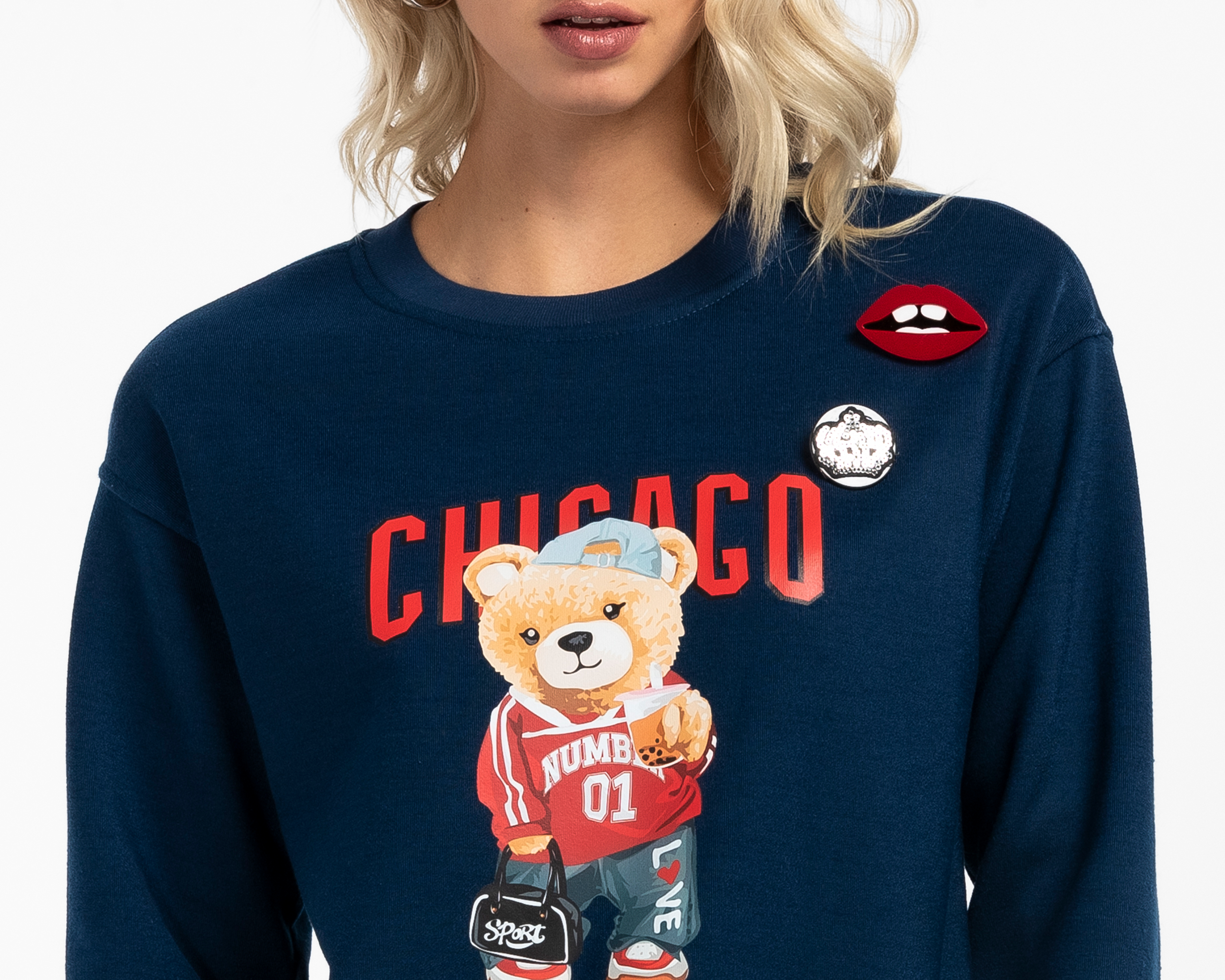 Foto 4 | Foto 4 | Sudadera Estampada Refill para Mujer