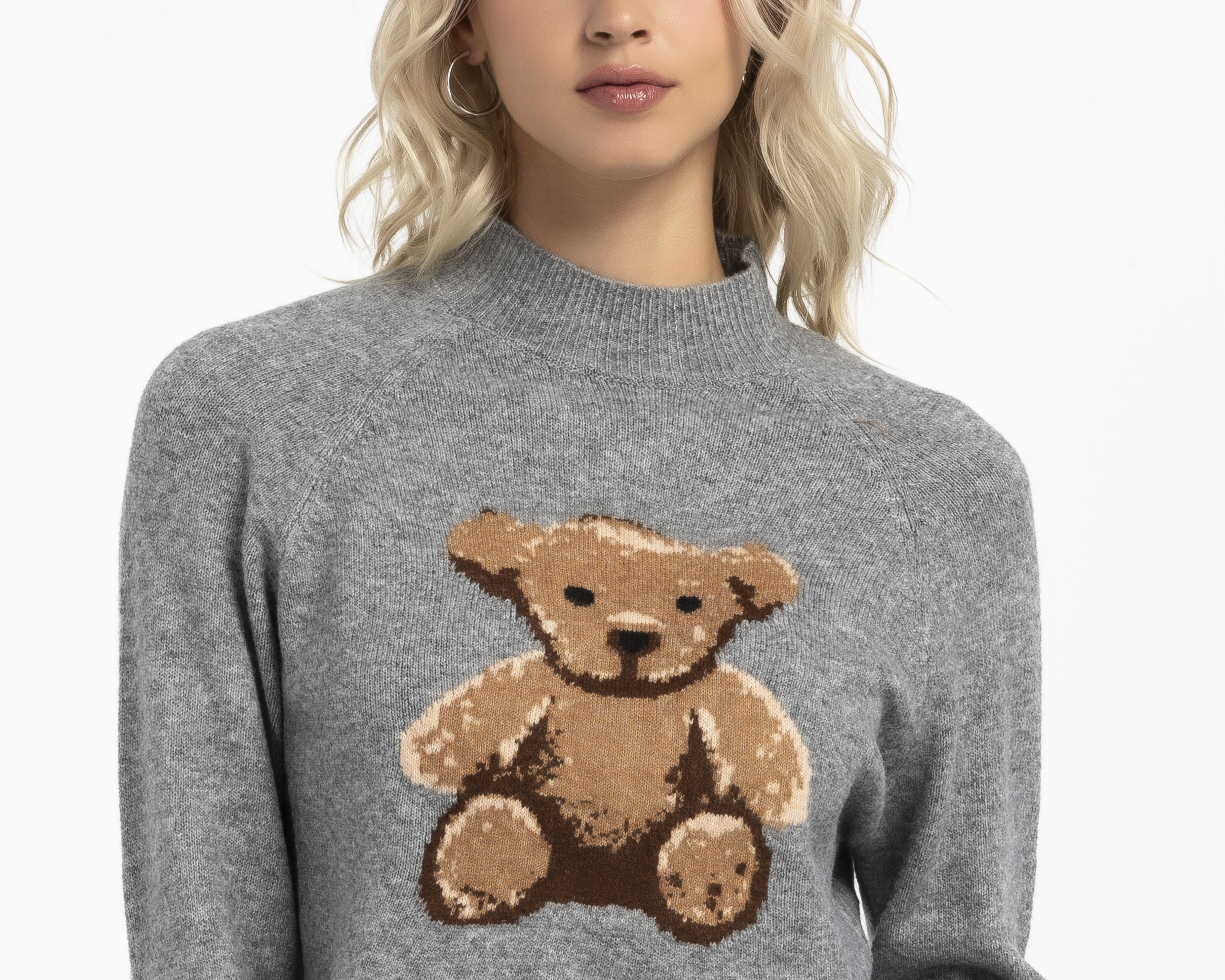 Foto 4 | Foto 4 | Suéter Gris 18 Forever para Mujer