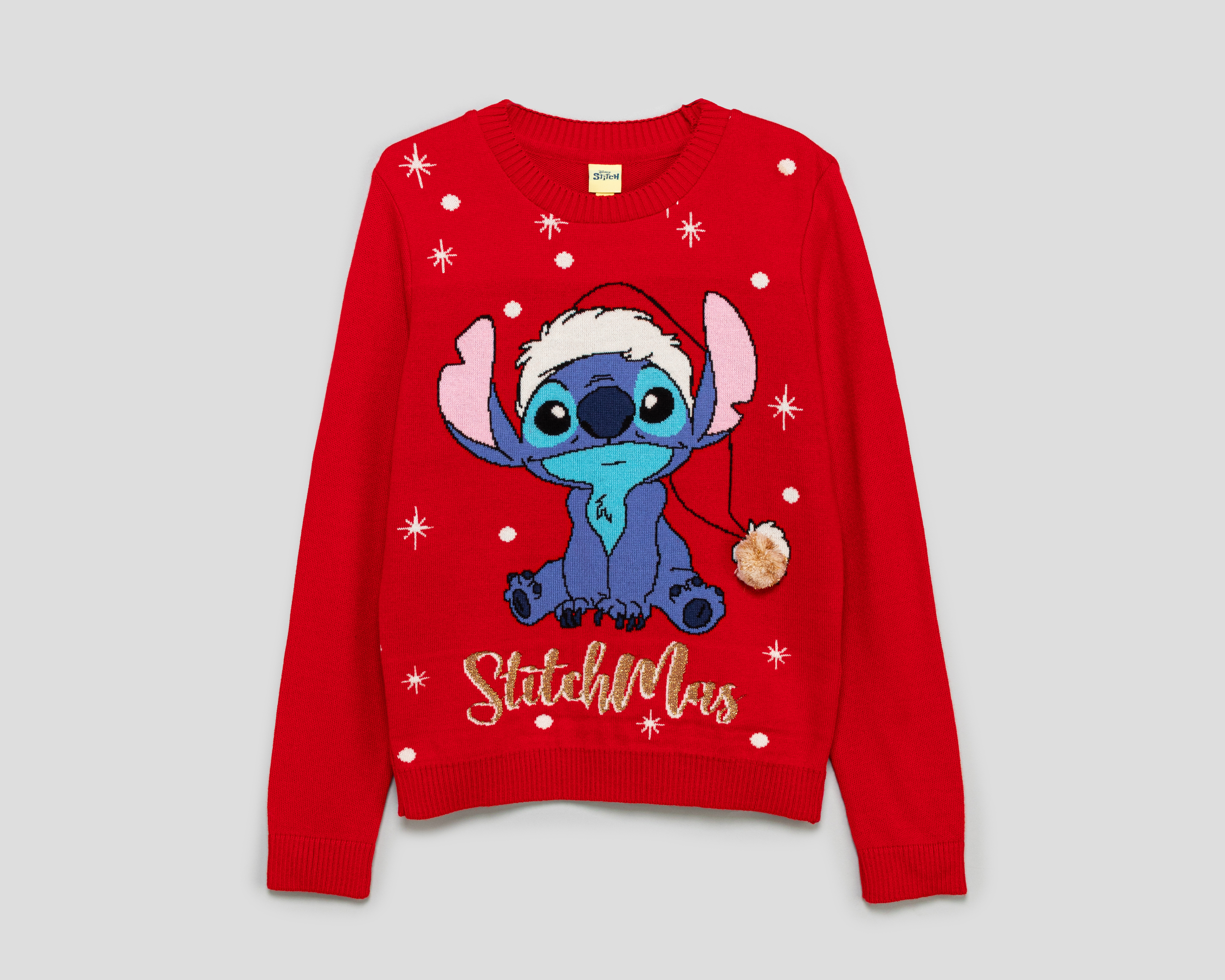 Foto 2 pulgar | Foto 1 | Suéter Rojo Disney Lilo & Stitch para Mujer