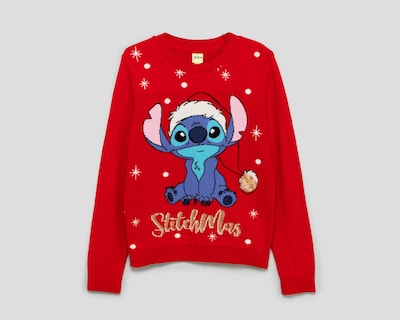 Foto 1 | Foto 1 | Suéter Rojo Disney Lilo & Stitch para Mujer