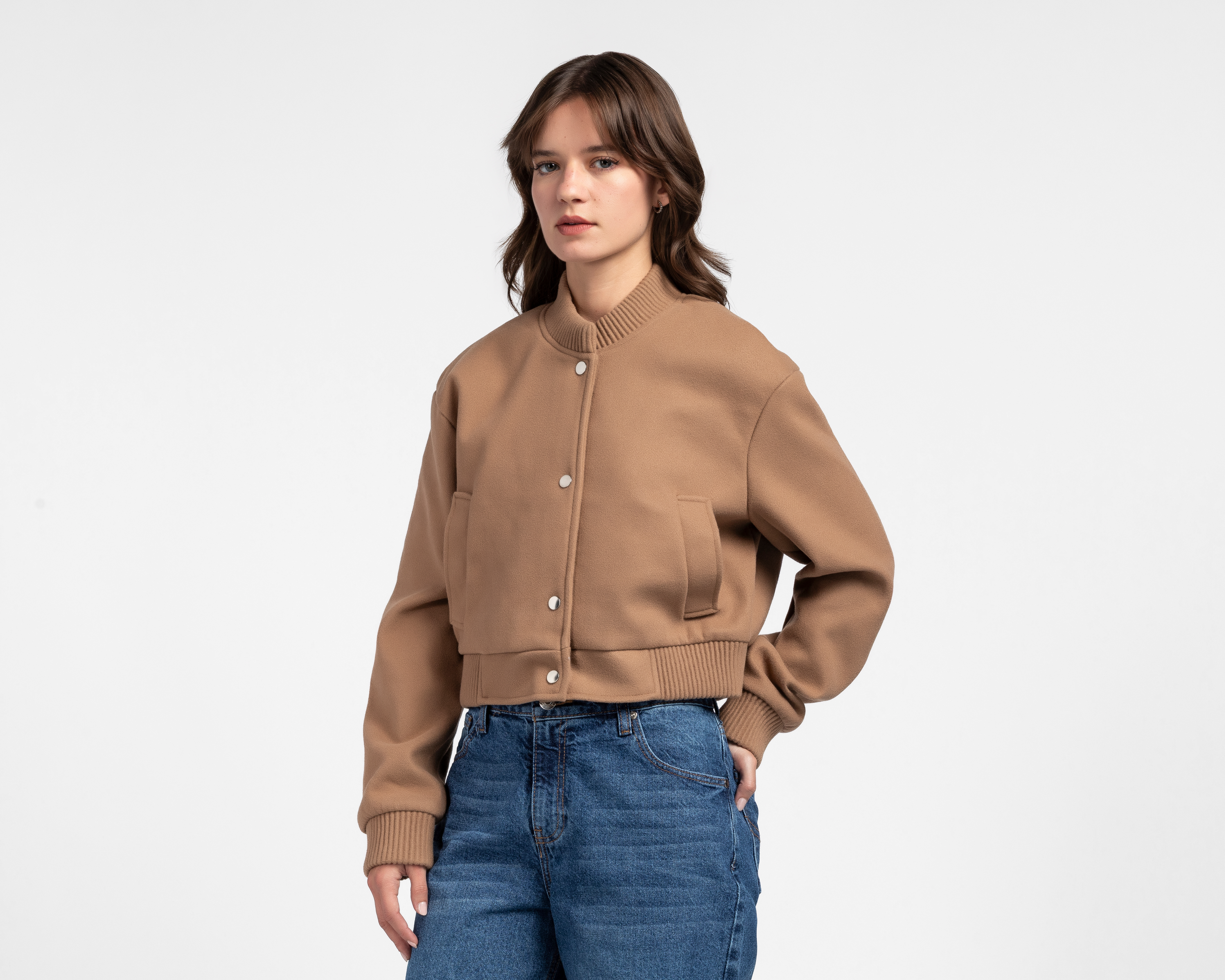 Chamarra Café Refill para Mujer