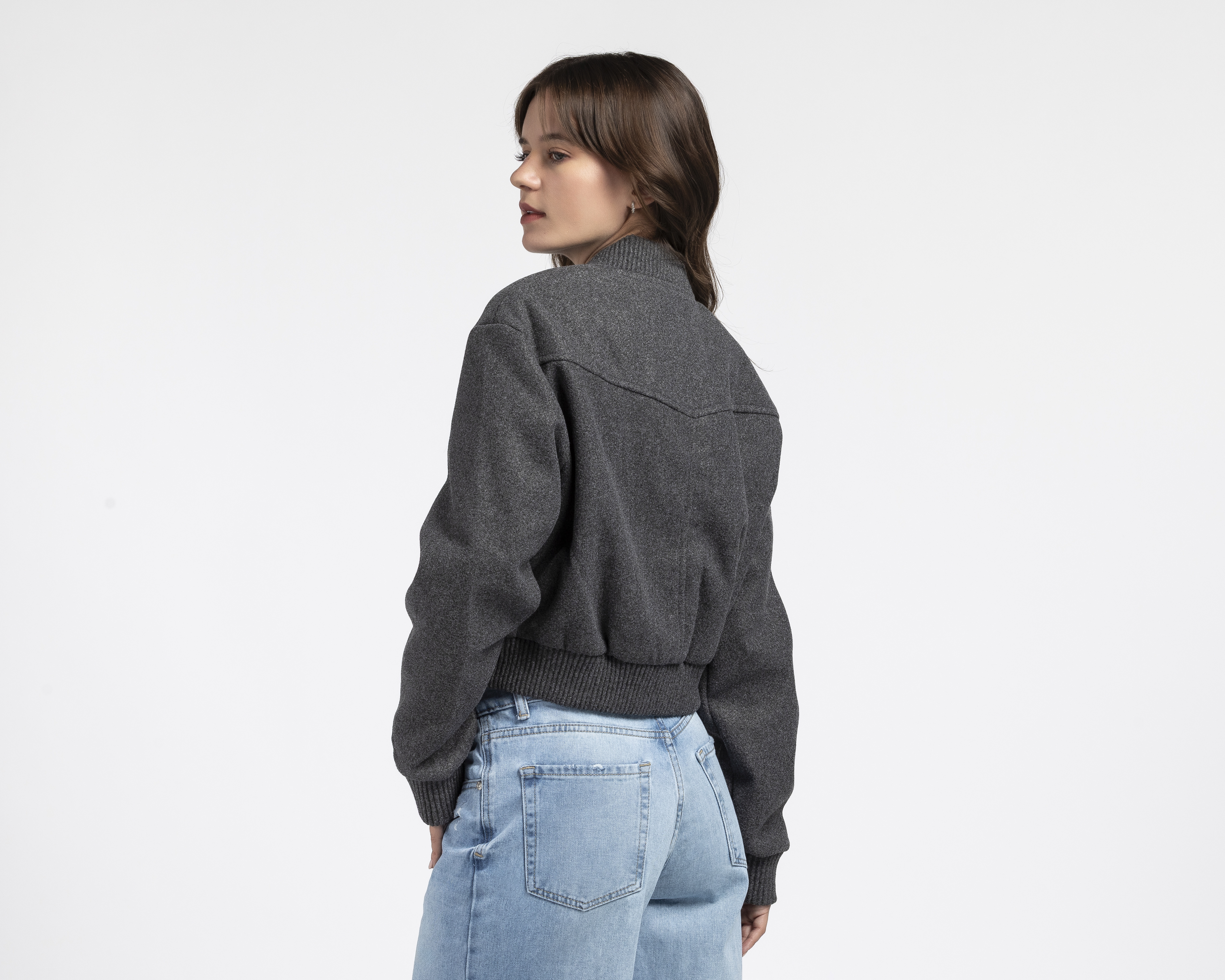 Foto 3 | Foto 3 | Chamarra Gris Refill para Mujer