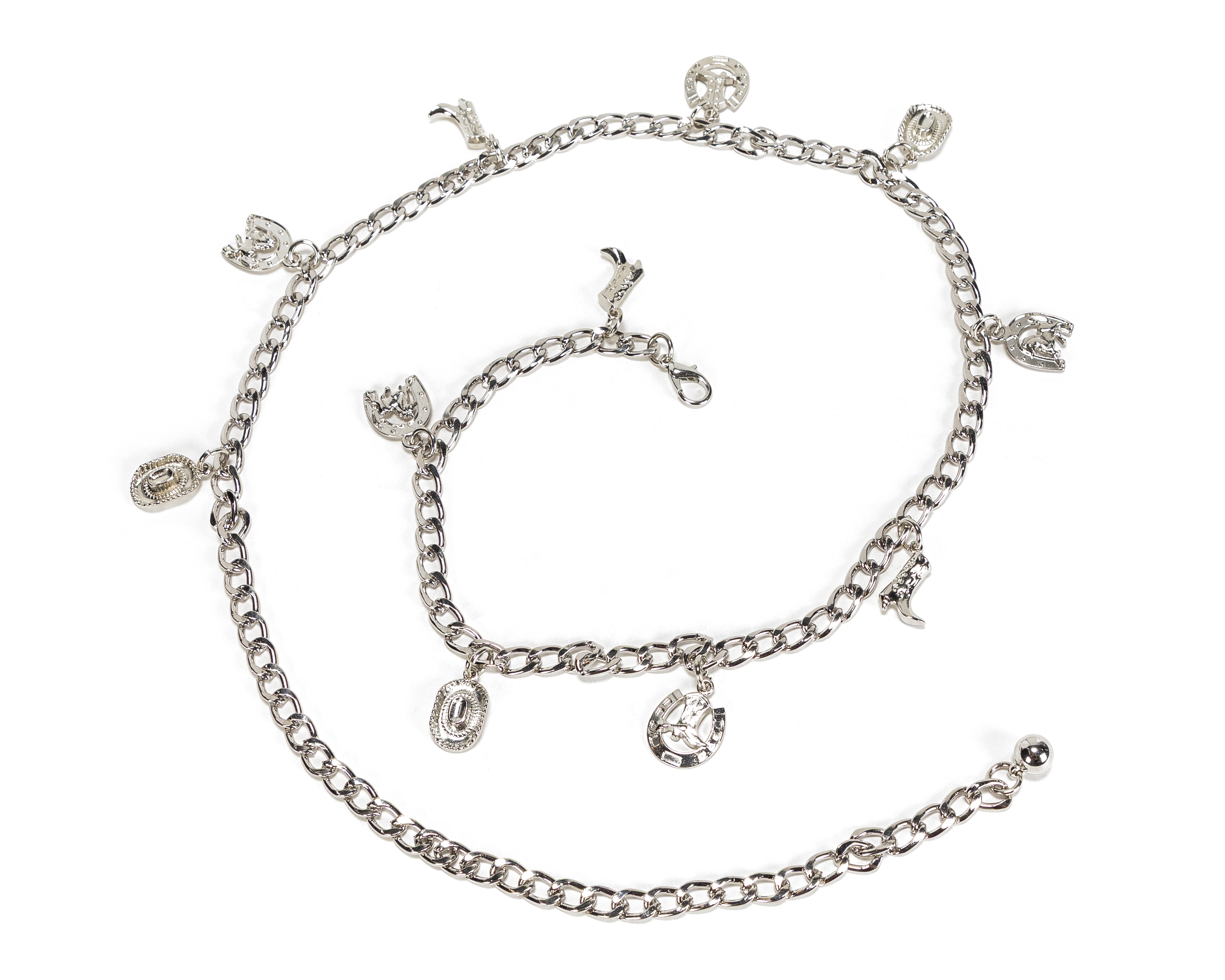 Foto 1 | Foto 1 | Cinturón de Metal para Mujer Strona Plateado