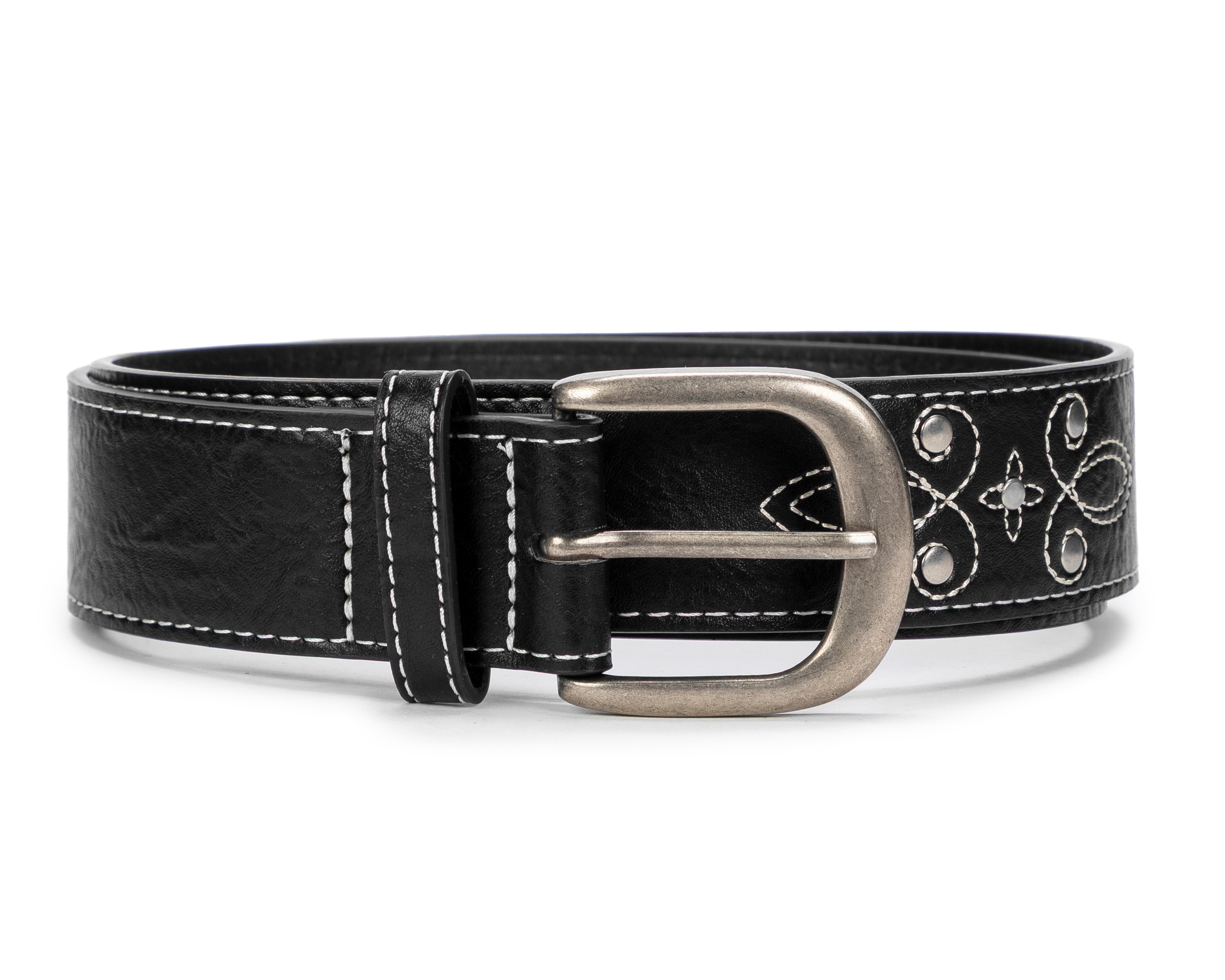 Foto 2 pulgar | Foto 1 | Cinturón para Mujer Strona con Pespuntes