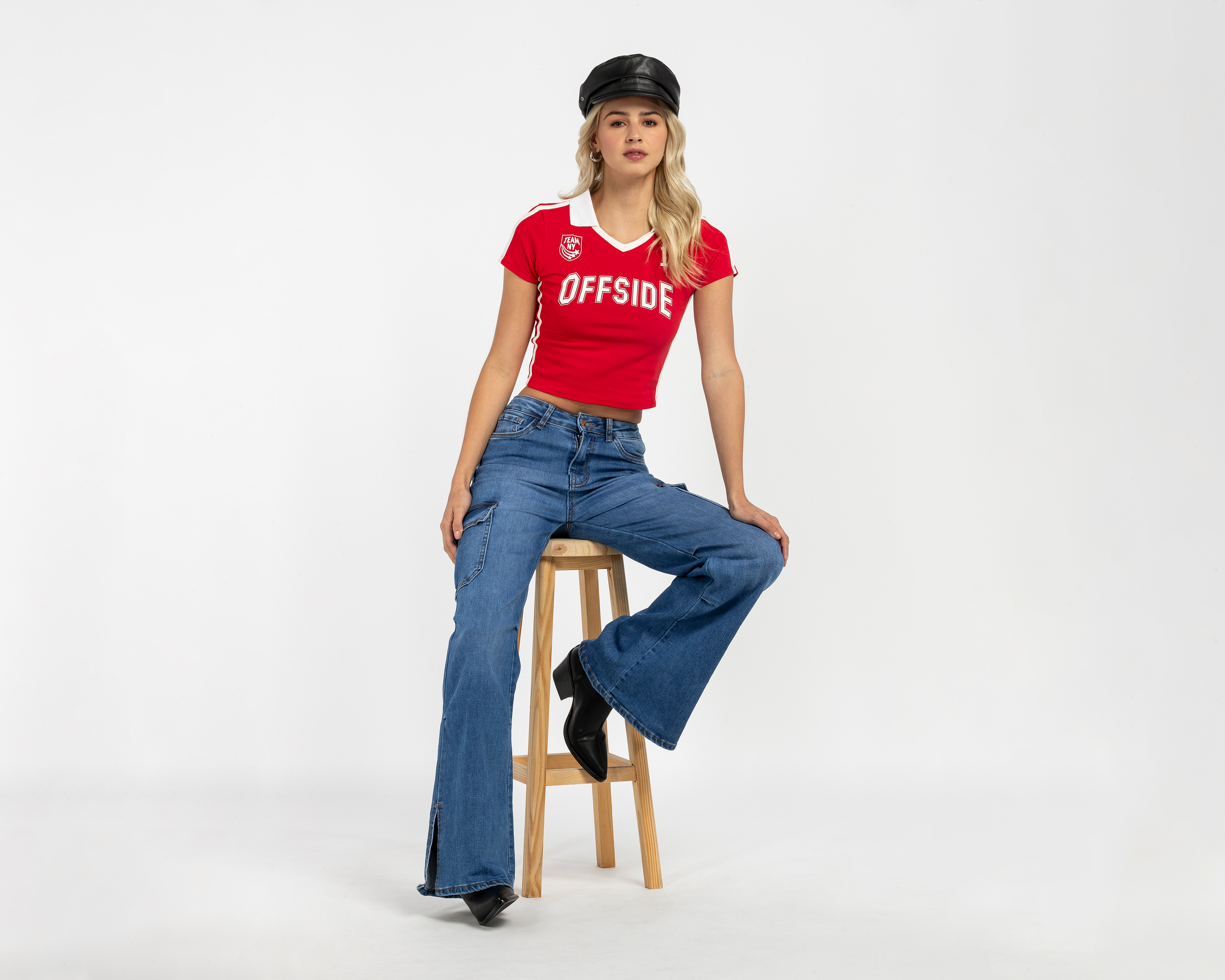 Foto 2 | Foto 2 | Playera Polo Refill Roja Juvenil