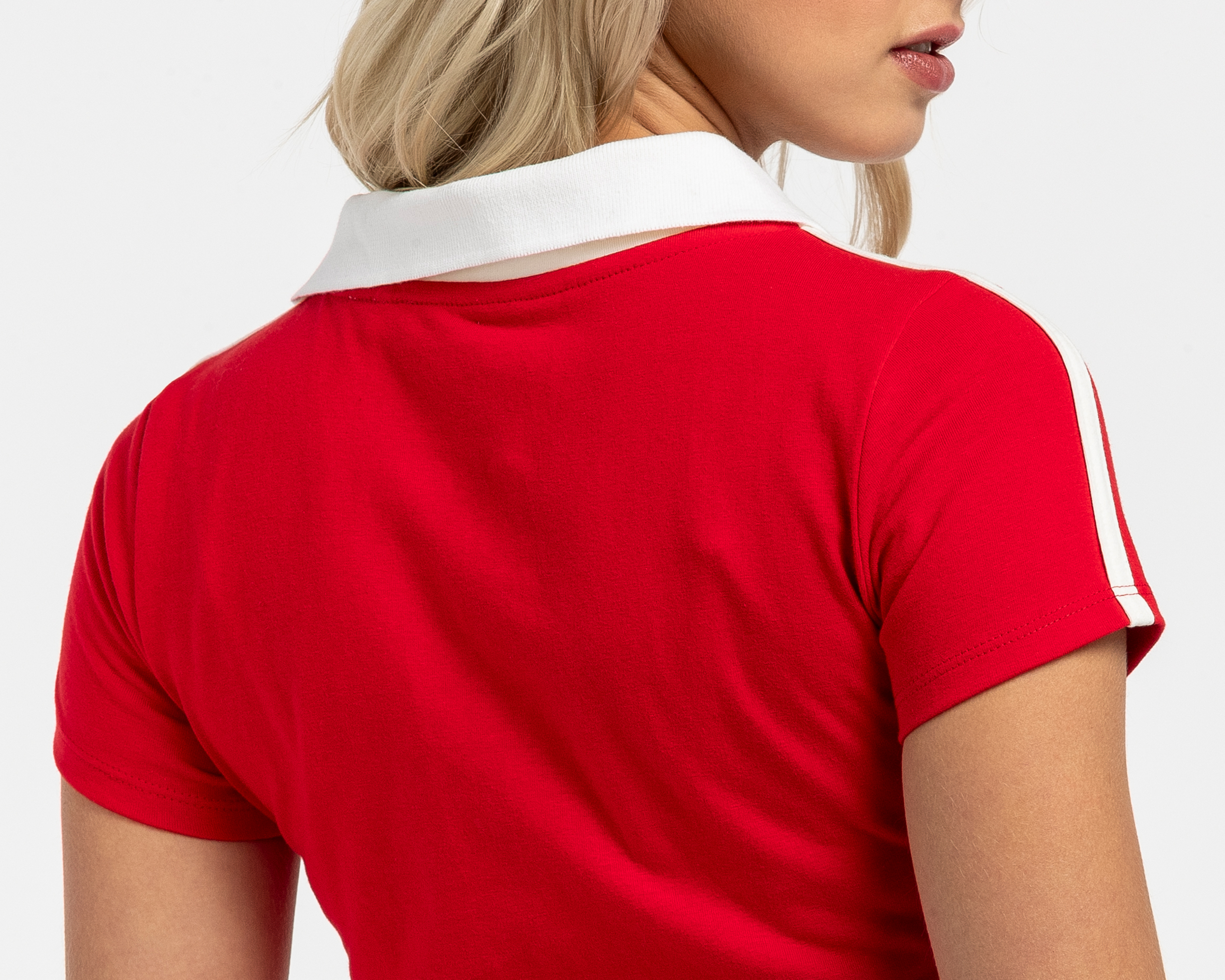 Foto 5 | Foto 5 | Playera Polo Refill Roja Juvenil