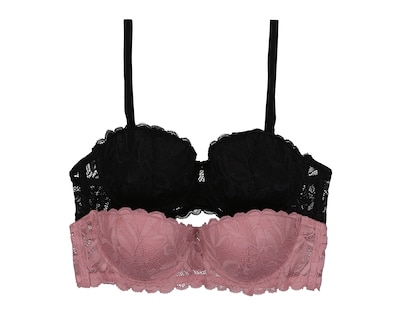 Foto 1 | Foto 1 | Brasier Strapless de Encaje Eva tu Estilo Íntimo 2 Piezas