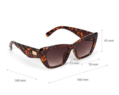 Foto 5 | Foto 5 | Lentes de Sol para Mujer Jennifer Lopez Cuadrados MISS26DC009 Cafés