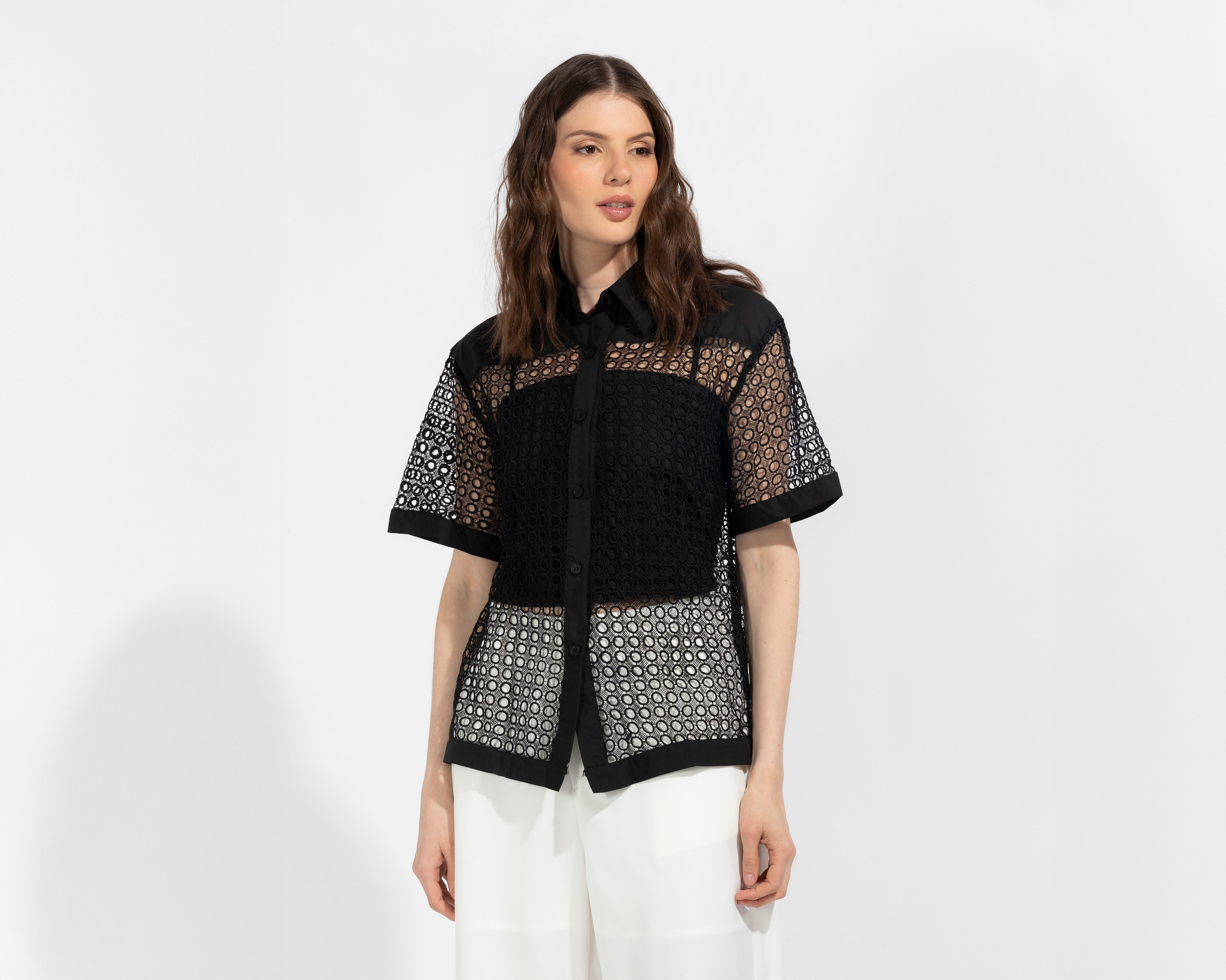 Blusa Negra Sahara para Mujer