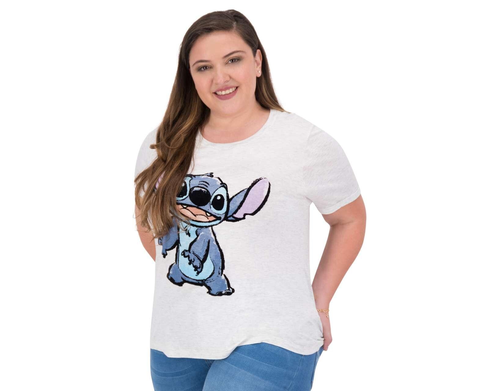Foto 5 pulgar | Foto 4 | Playera Disney Lilo & Stitch Manga Corta