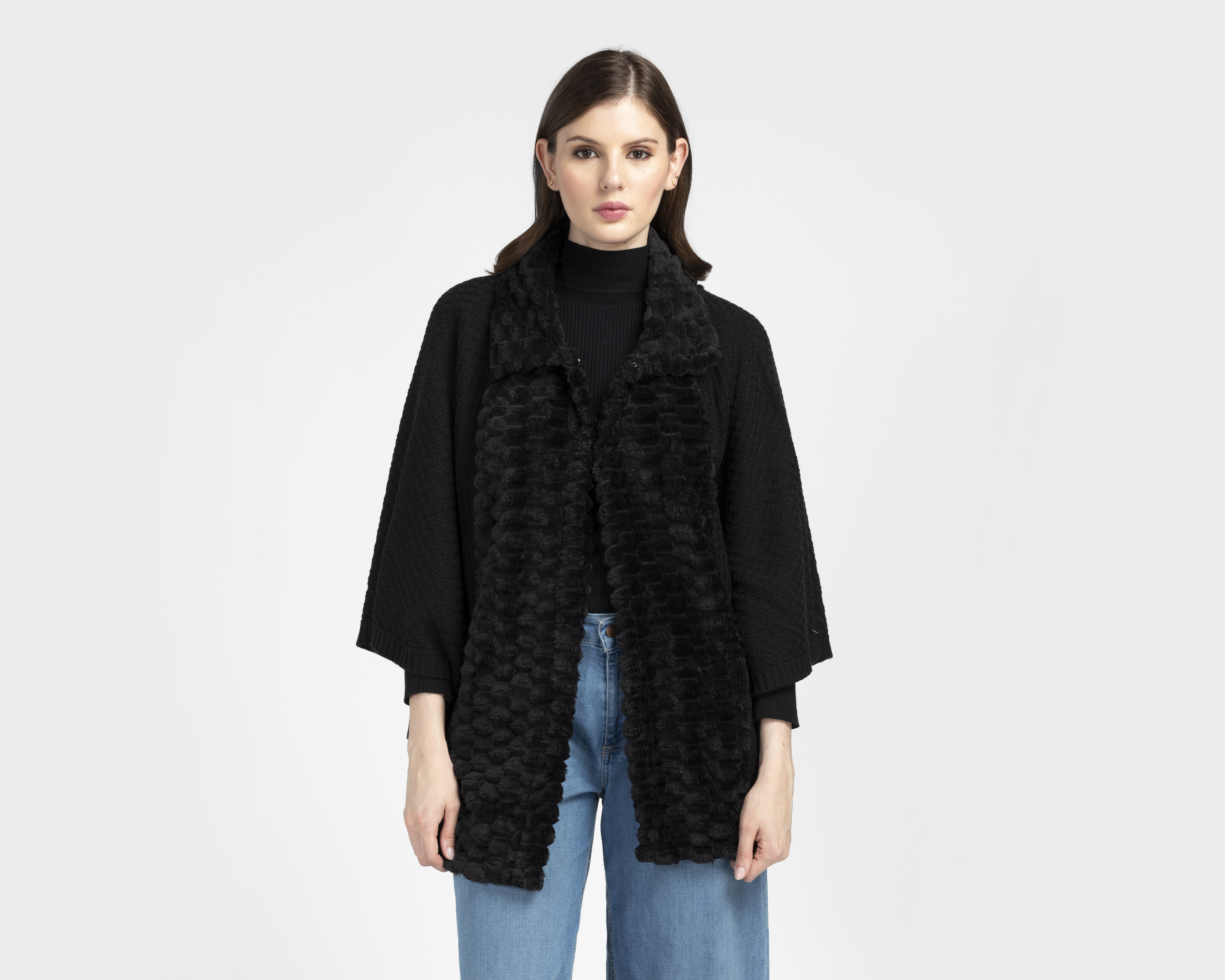 Capa Negra Sahara para Mujer