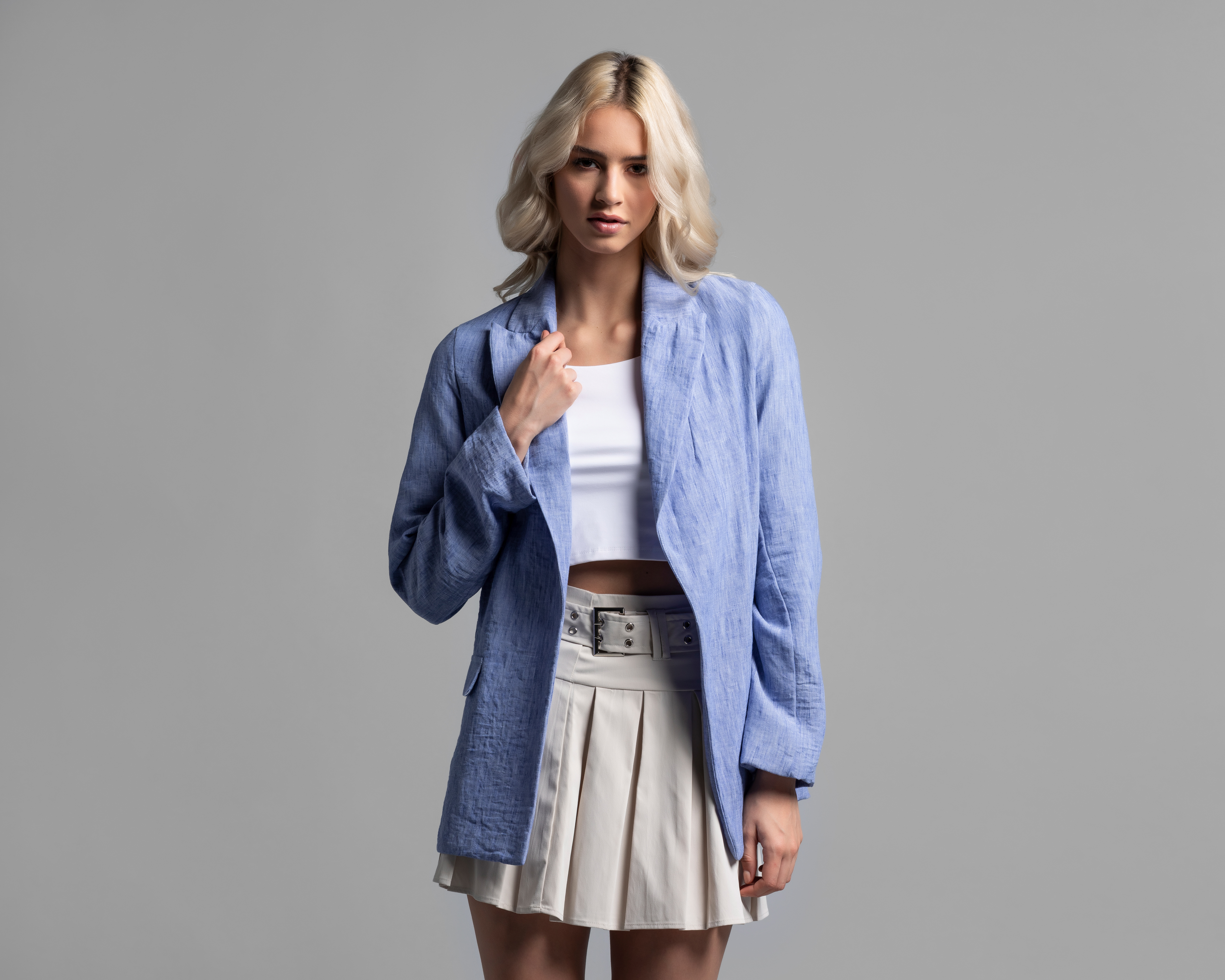 Foto 2 | Foto 2 | Blazer Azul Strona para Mujer