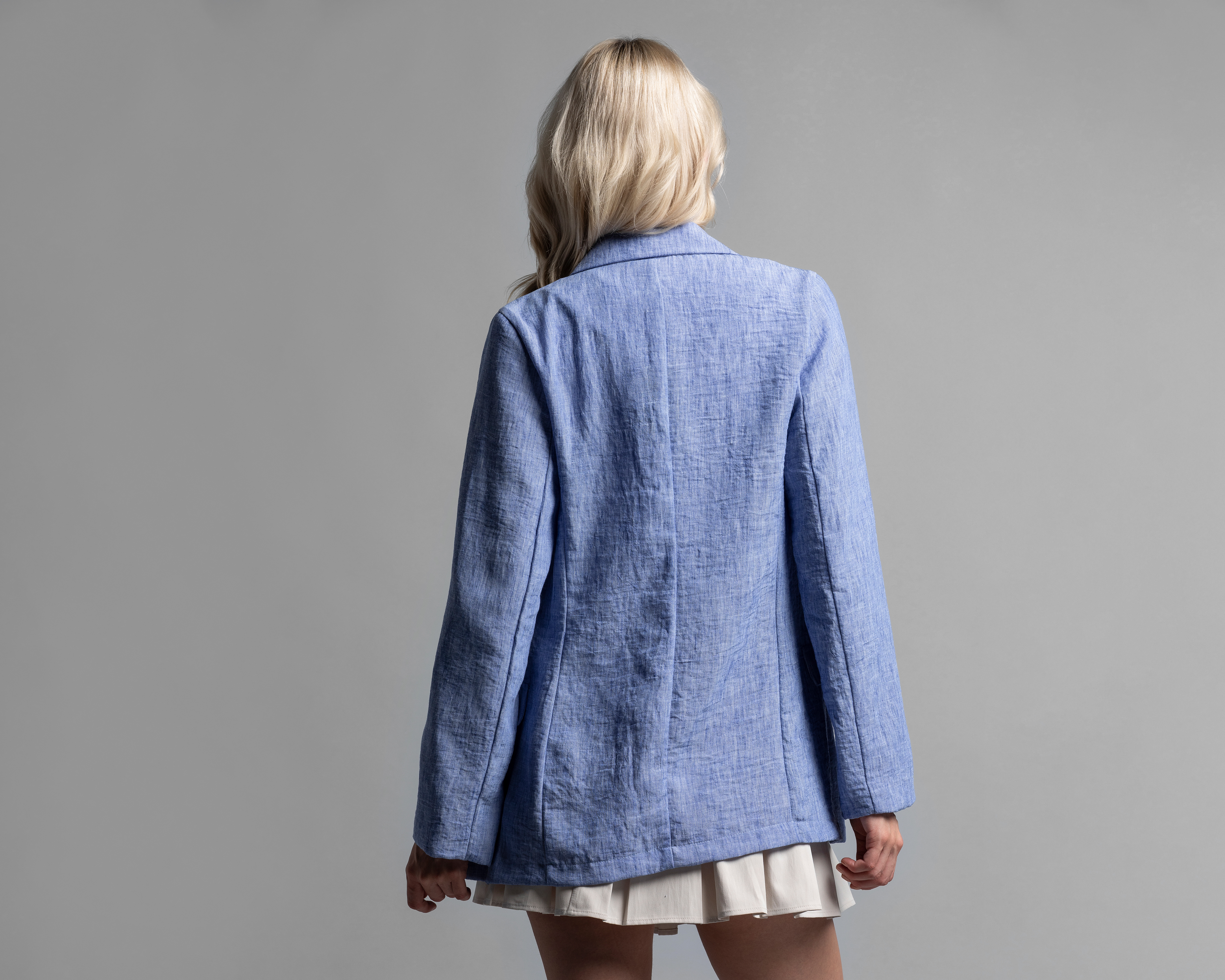 Foto 3 | Foto 3 | Blazer Azul Strona para Mujer