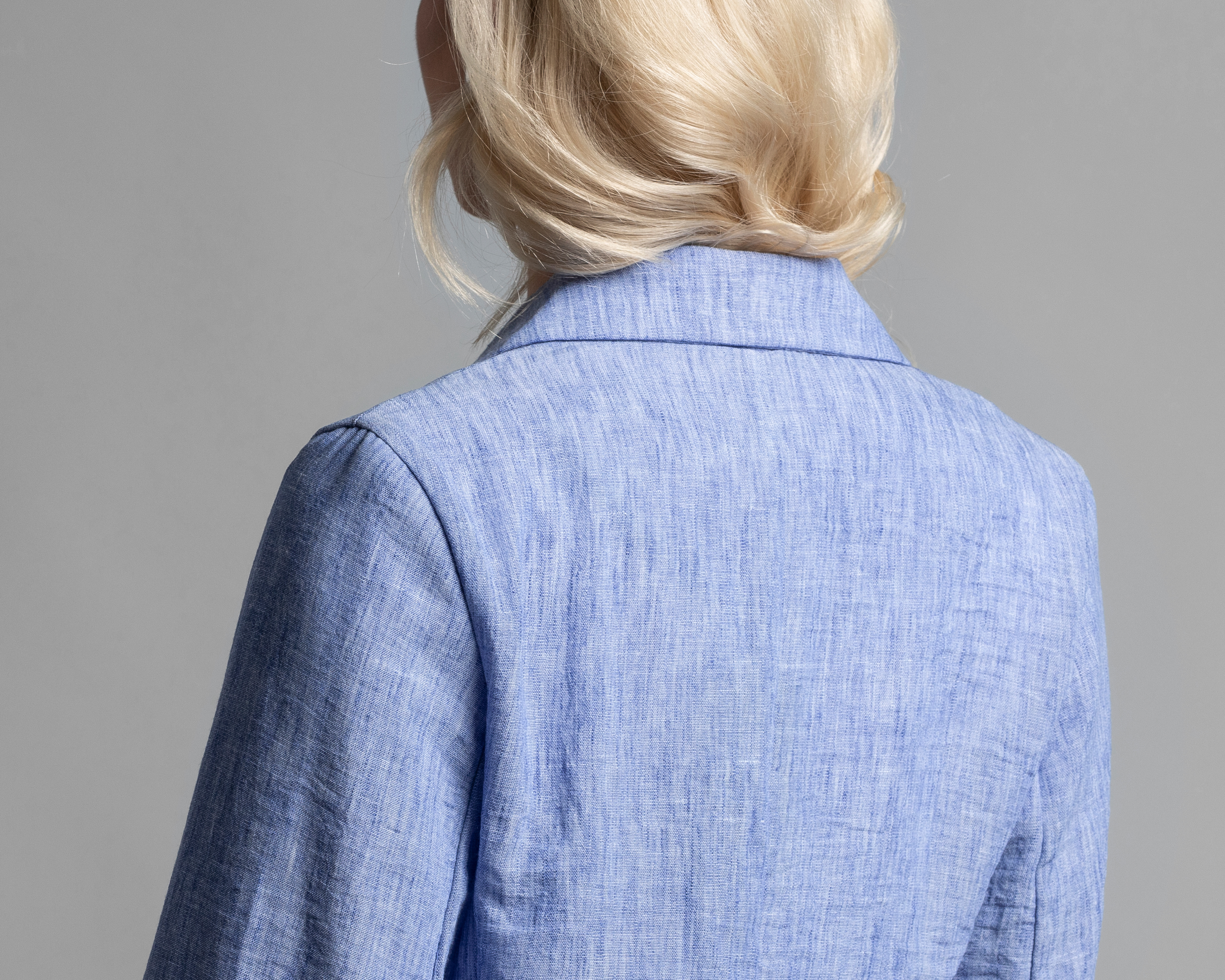 Foto 5 | Foto 5 | Blazer Azul Strona para Mujer