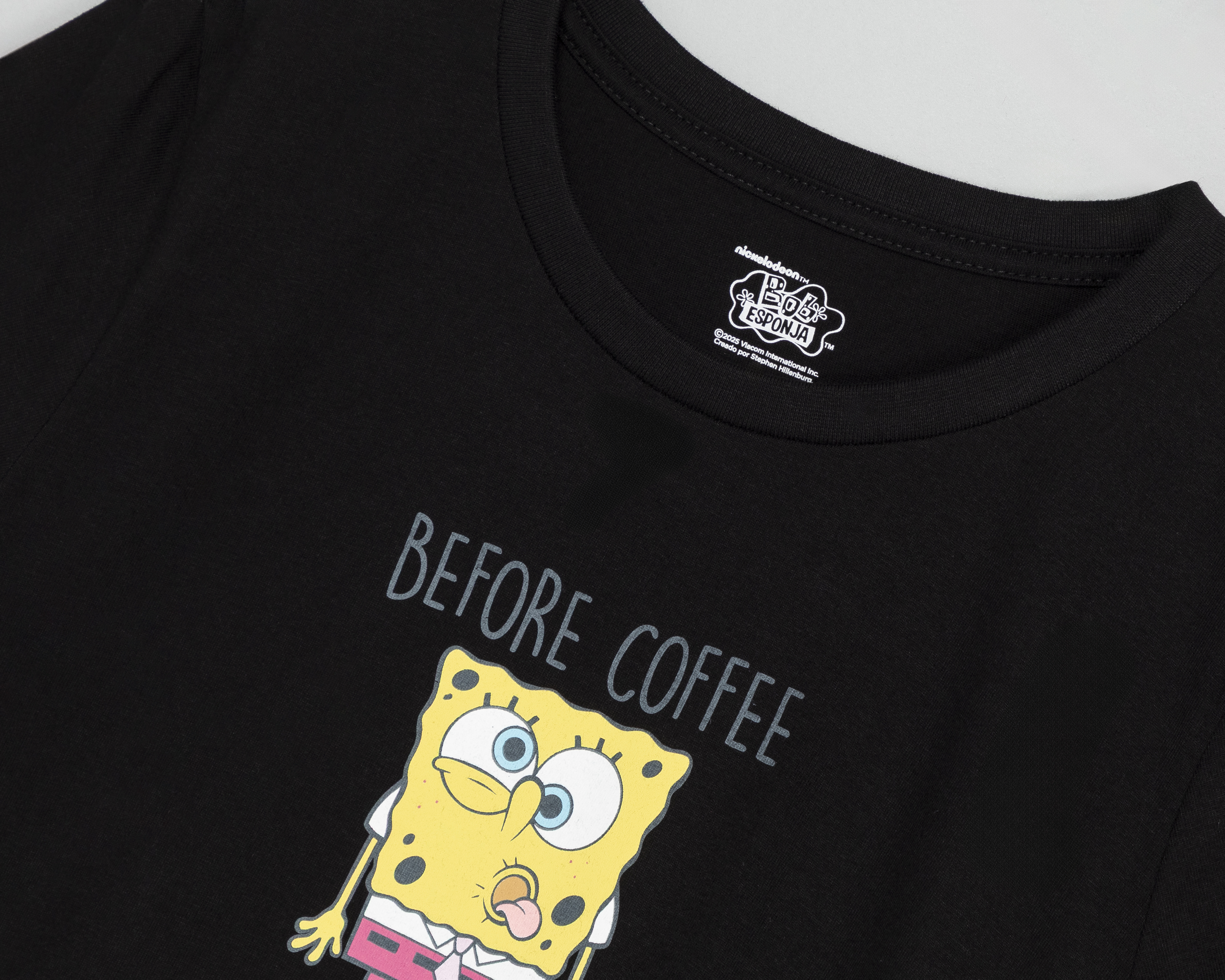 Foto 3 | Foto 3 | Playera Estampada Bob Esponja para Mujer