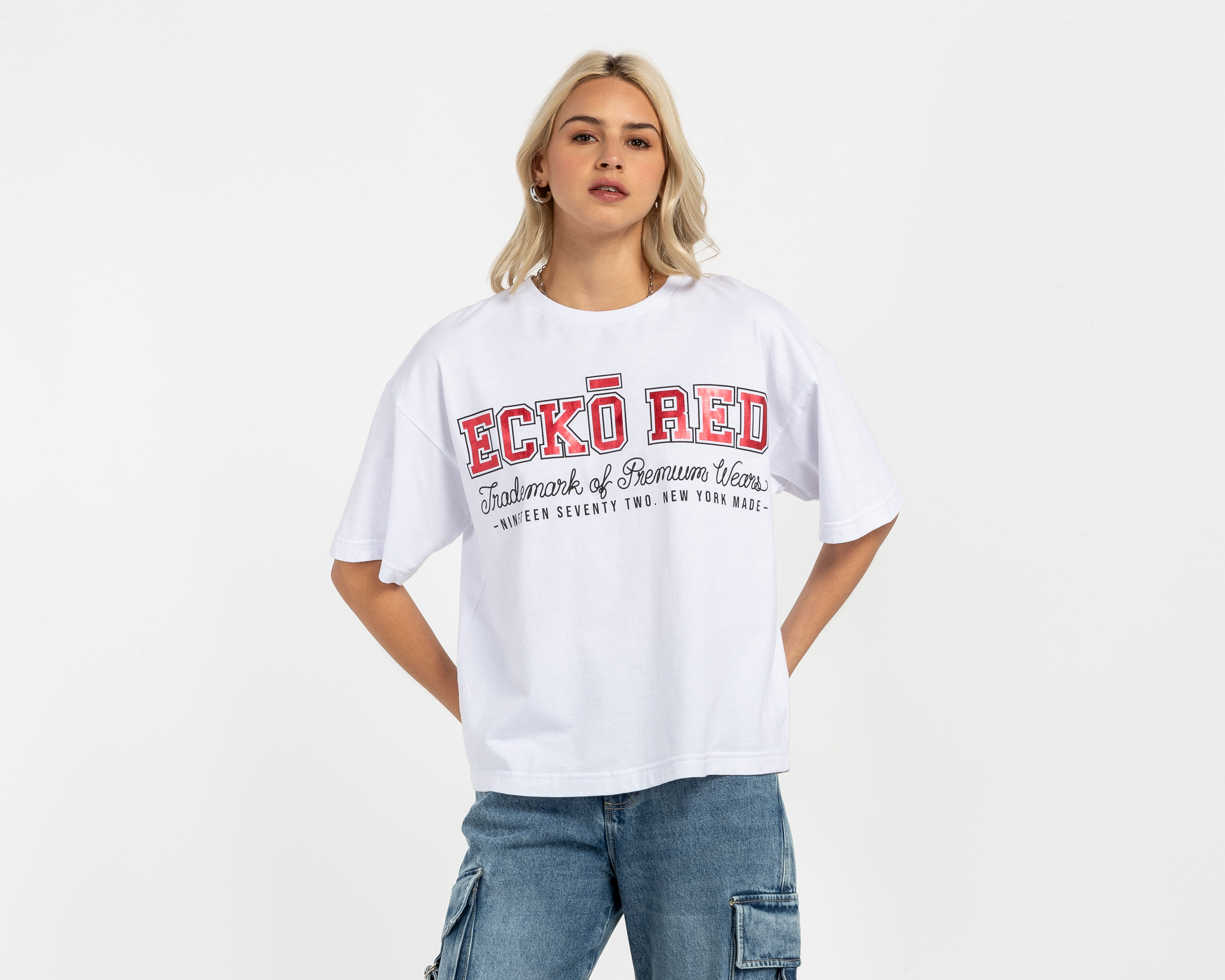 Foto 1 | Foto 1 | Playera Manga Corta Ecko Unltd. para Mujer