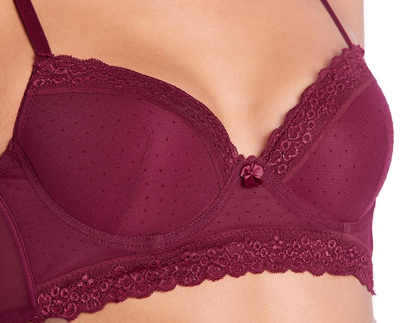 Foto 4 pulgar | Foto 3 | Coordinado Beauty Secret con Encaje para Mujer 2 Pack