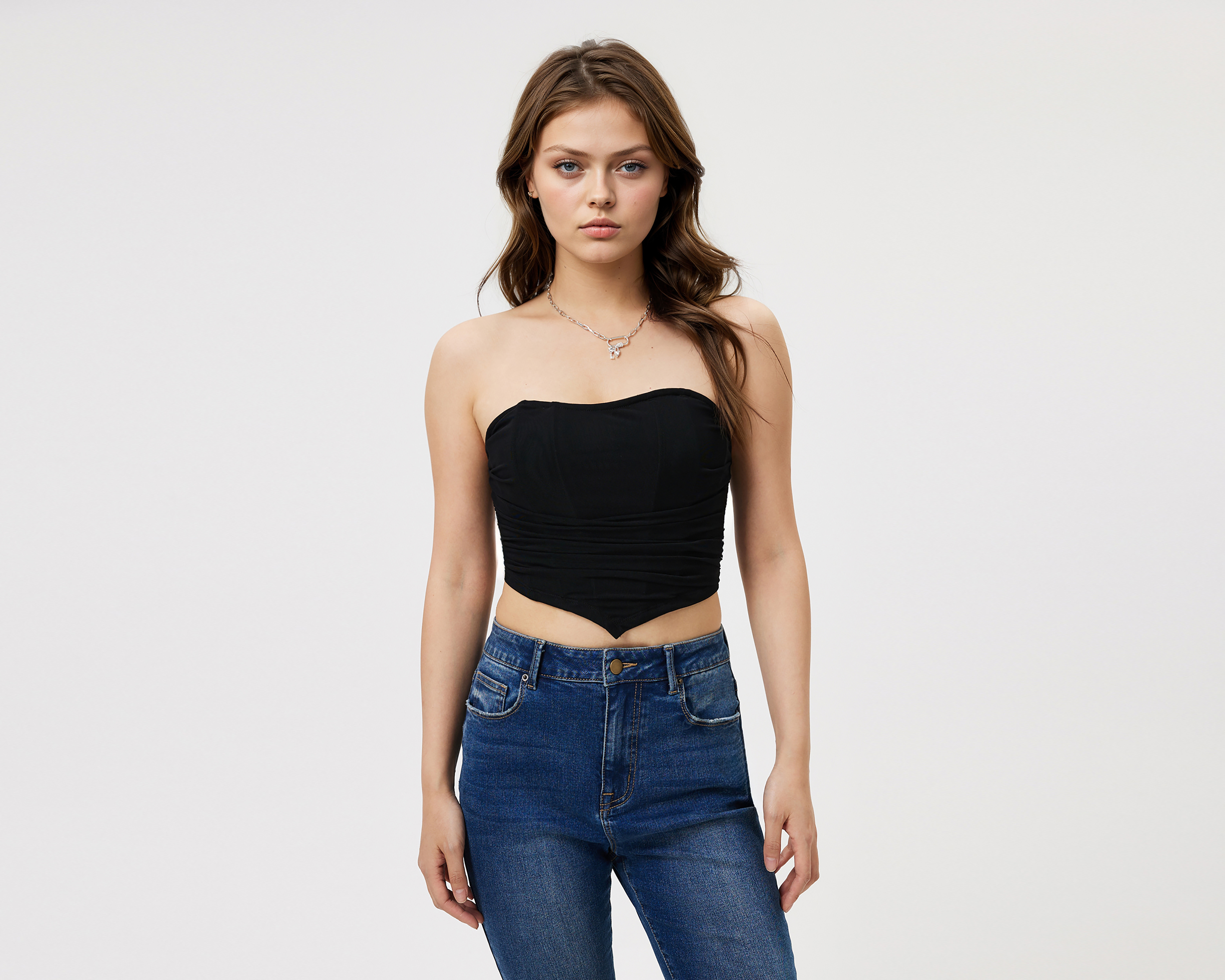 Blusa Strapless Savana para Mujer