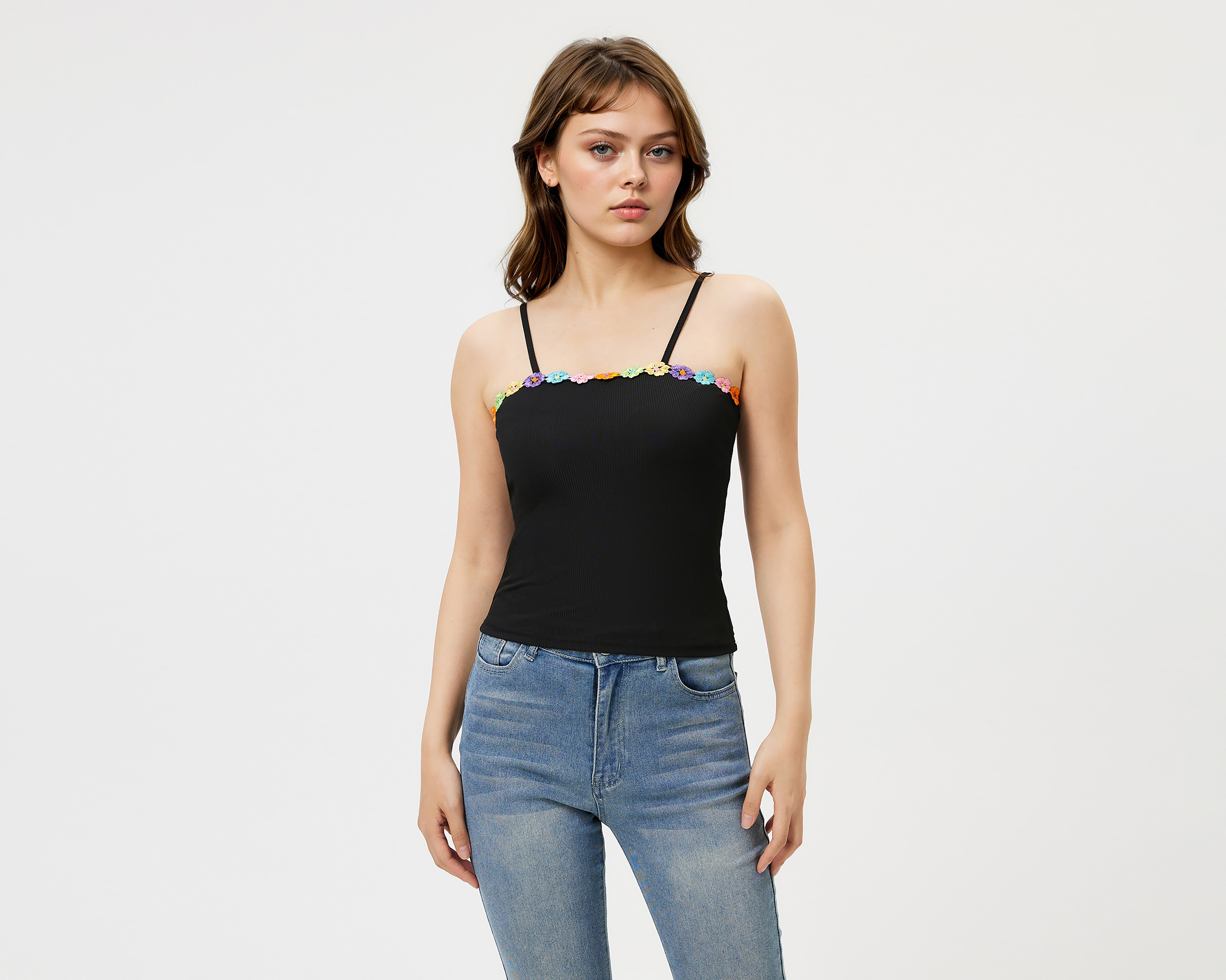 Crop Top Savana de Tirantes para Mujer