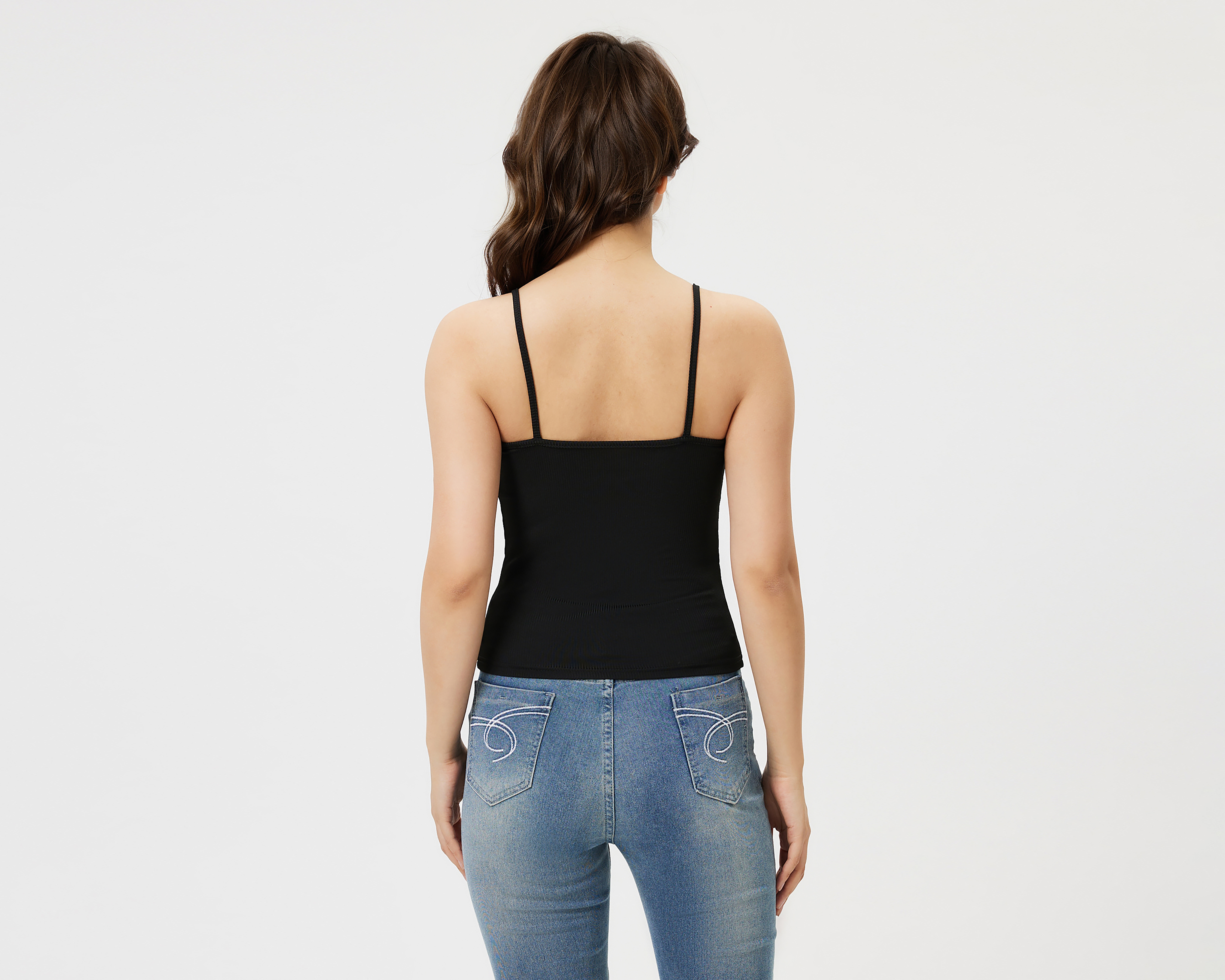 Foto 4 pulgar | Foto 3 | Crop Top Savana de Tirantes para Mujer
