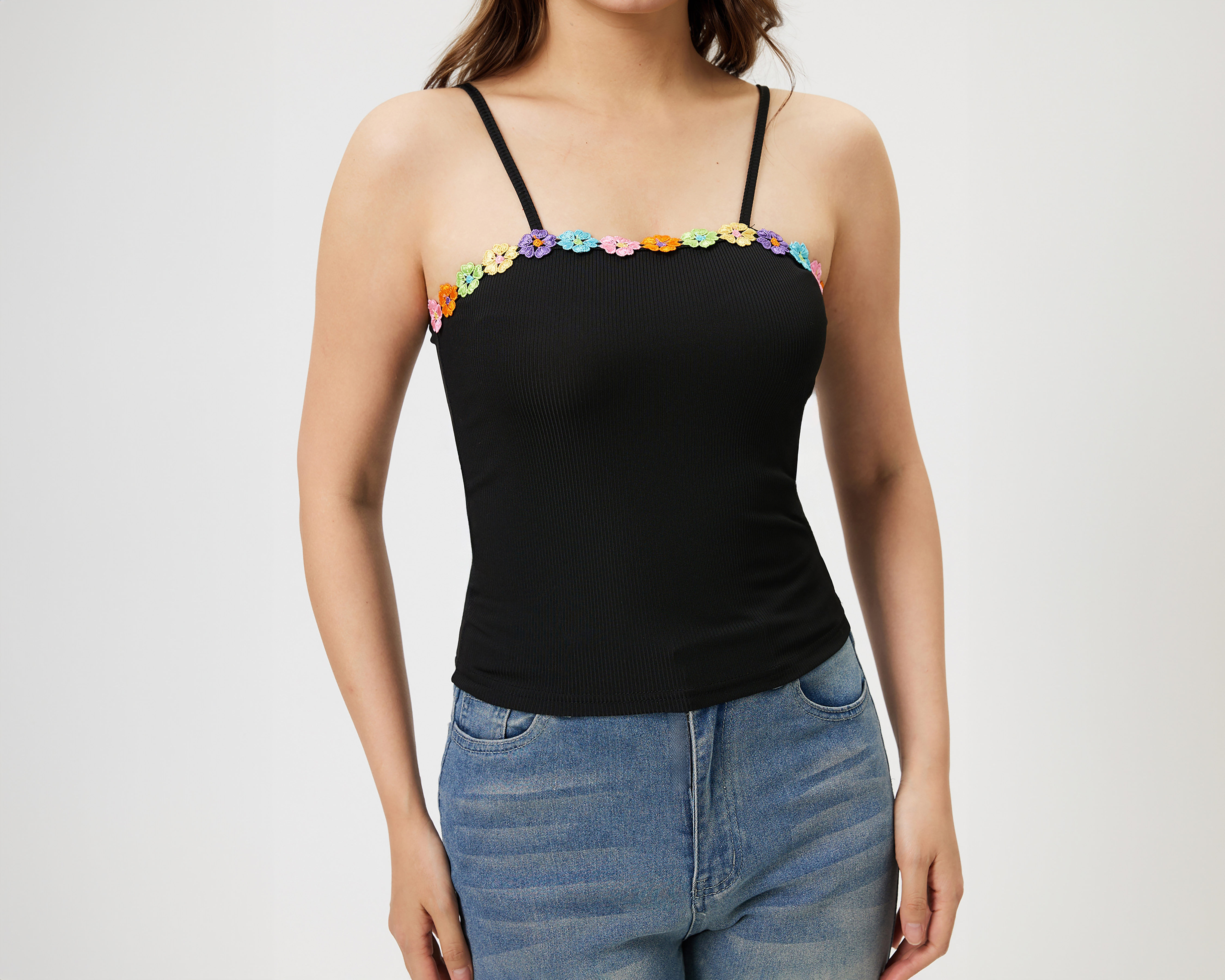 Foto 5 pulgar | Foto 4 | Crop Top Savana de Tirantes para Mujer