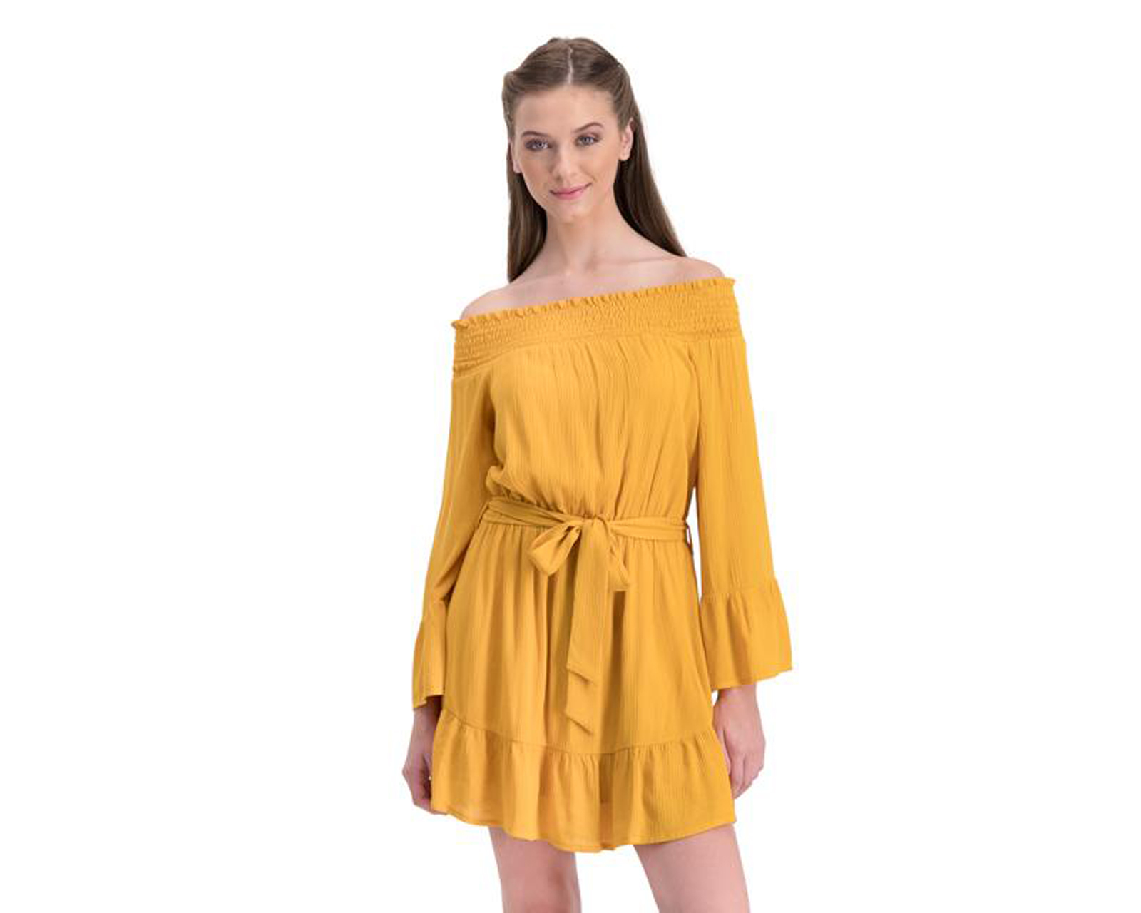 Foto 3 pulgar | Foto 2 | Vestido Nectar Casual Corto con Hombros Descubiertos