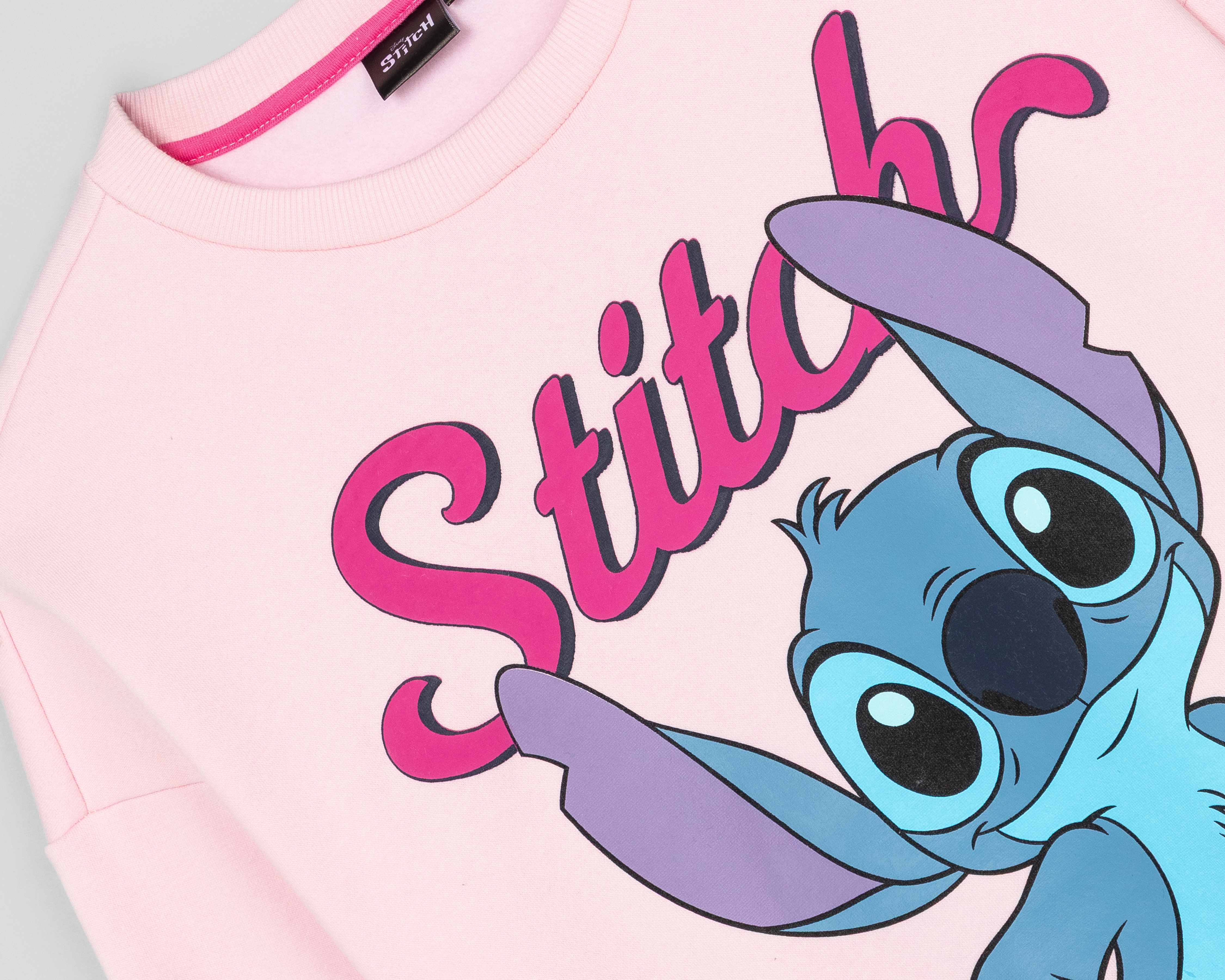 Foto 4 pulgar | Foto 3 | Sudadera Estampada Disney Stitch para Mujer