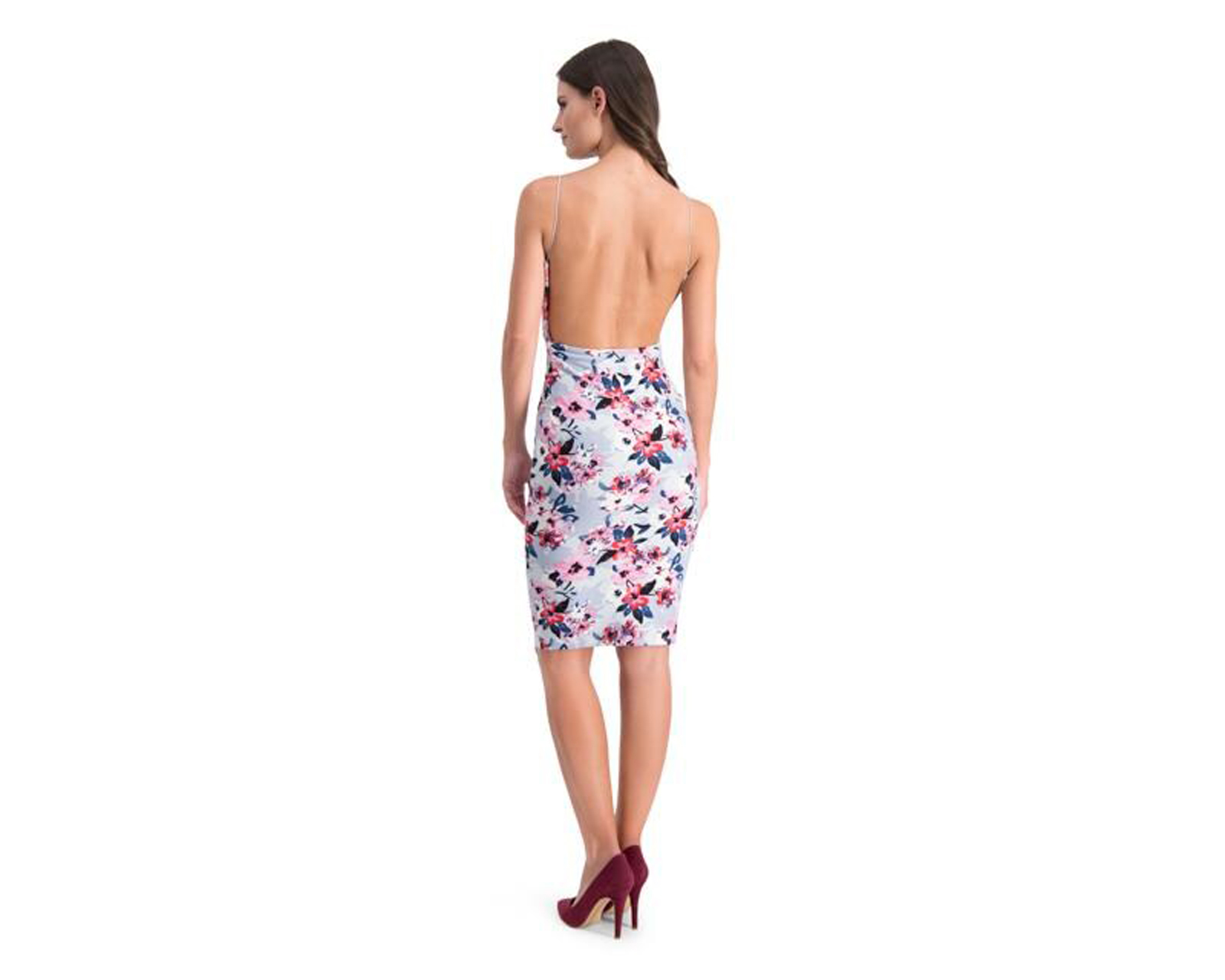 Foto 5 pulgar | Foto 4 | Vestido Jennifer Lopez de Noche Floral