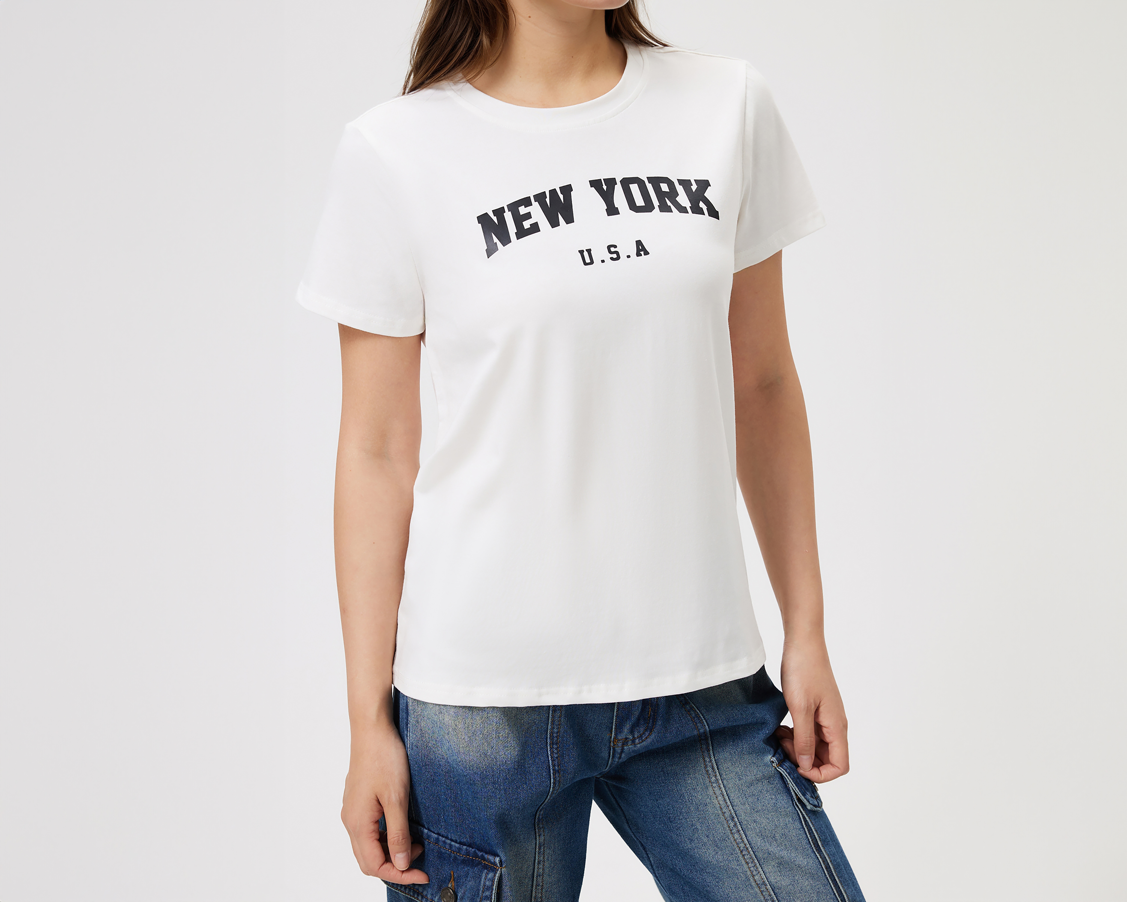 Foto 4 | Foto 4 | Playera Savana Manga Corta para Mujer