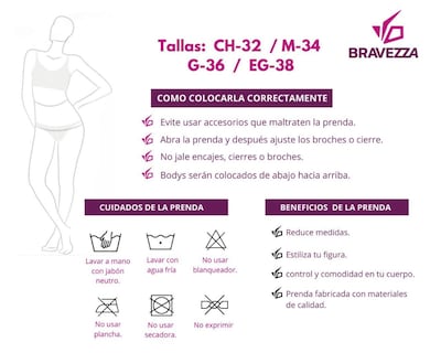 Foto 6 | Foto 6 | Brasier con Corrector de Postura Bravezza Copa Completa