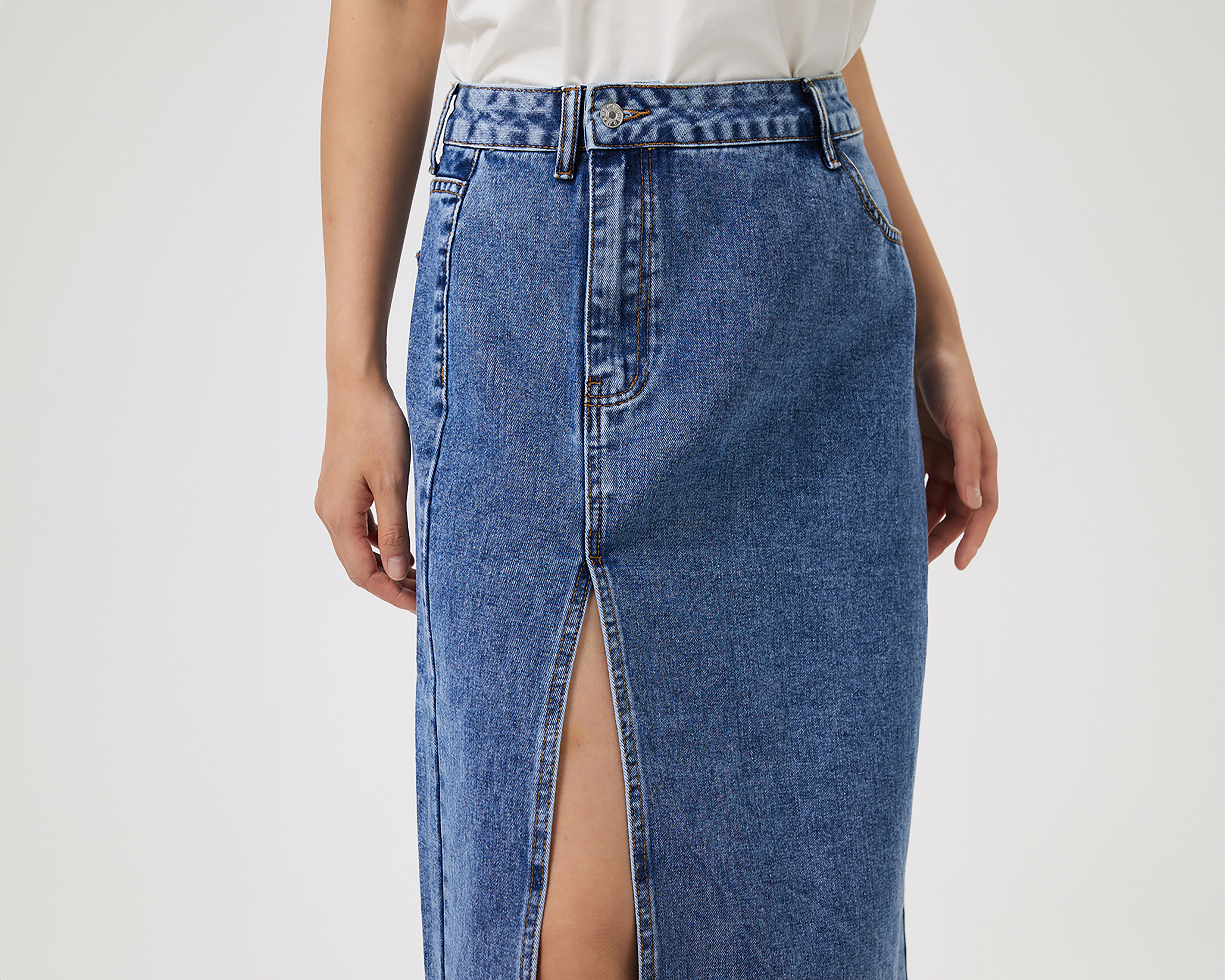 Foto 4 | Foto 4 | Falda Midi Savana con Abertura