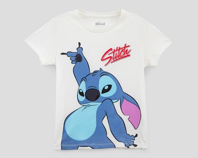 Foto 1 | Foto 1 | Playera Estampada Disney Stitch para Mujer