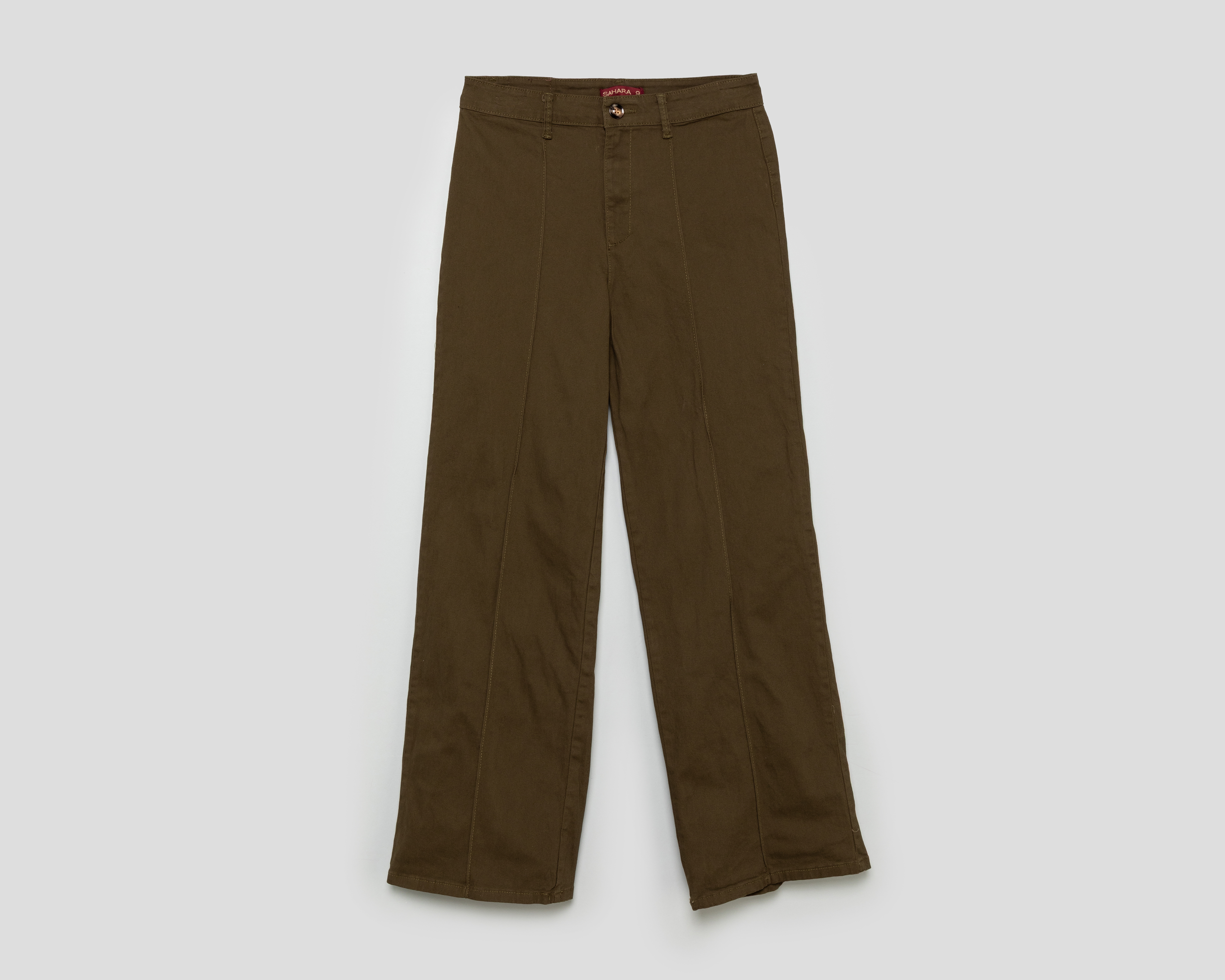 Foto 1 | Foto 1 | Pantalón de Gabardina Sahara Verde para Mujer