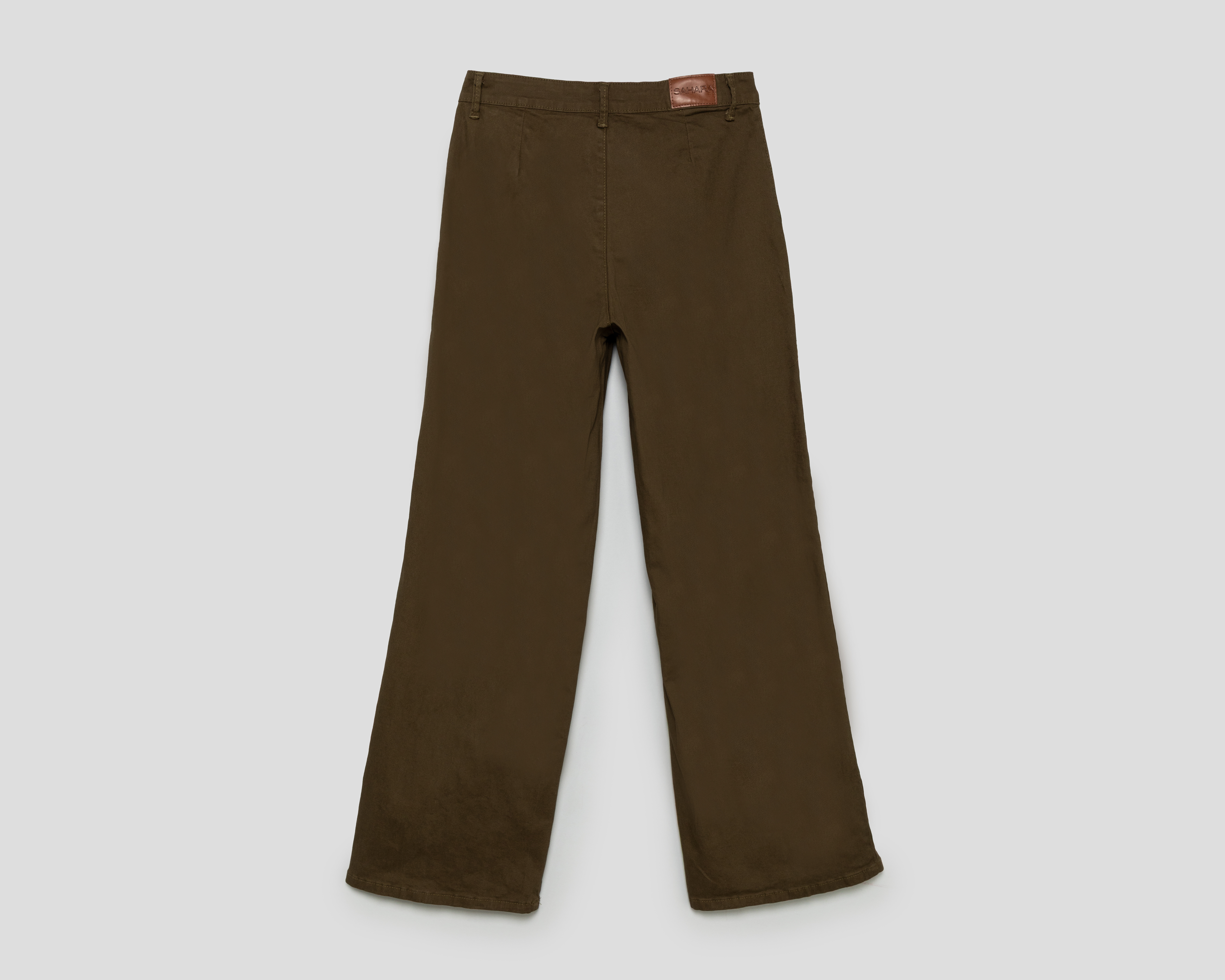 Foto 3 pulgar | Foto 2 | Pantalón de Gabardina Sahara Verde para Mujer