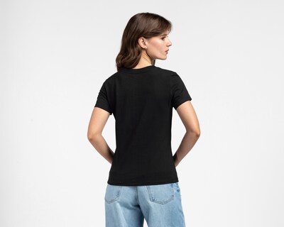 Foto 3 | Foto 3 | Playera Negra Refill para Mujer