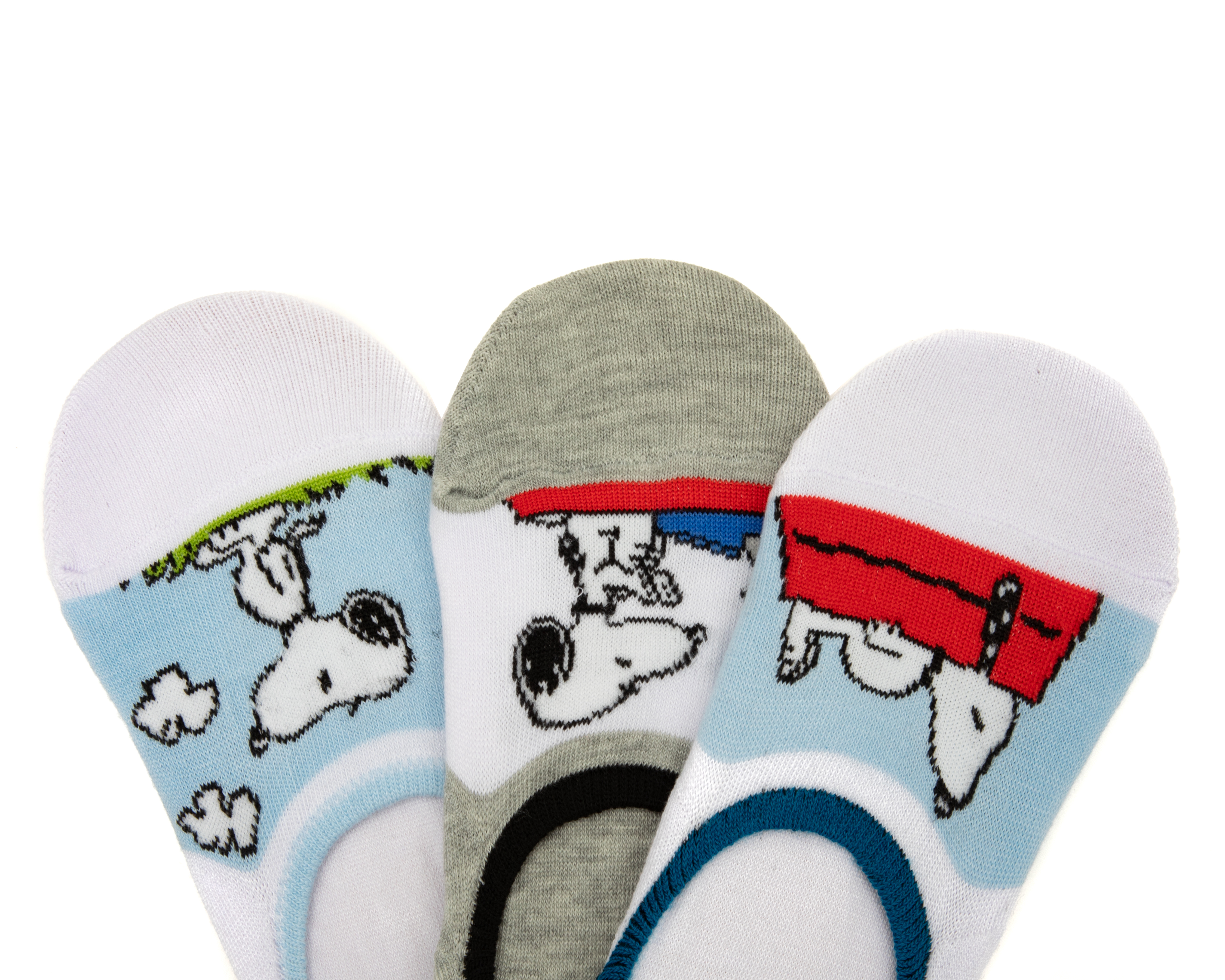 Foto 3 pulgar | Foto 2 | Calcetines Invisibles Peanuts para Mujer 3 Pares