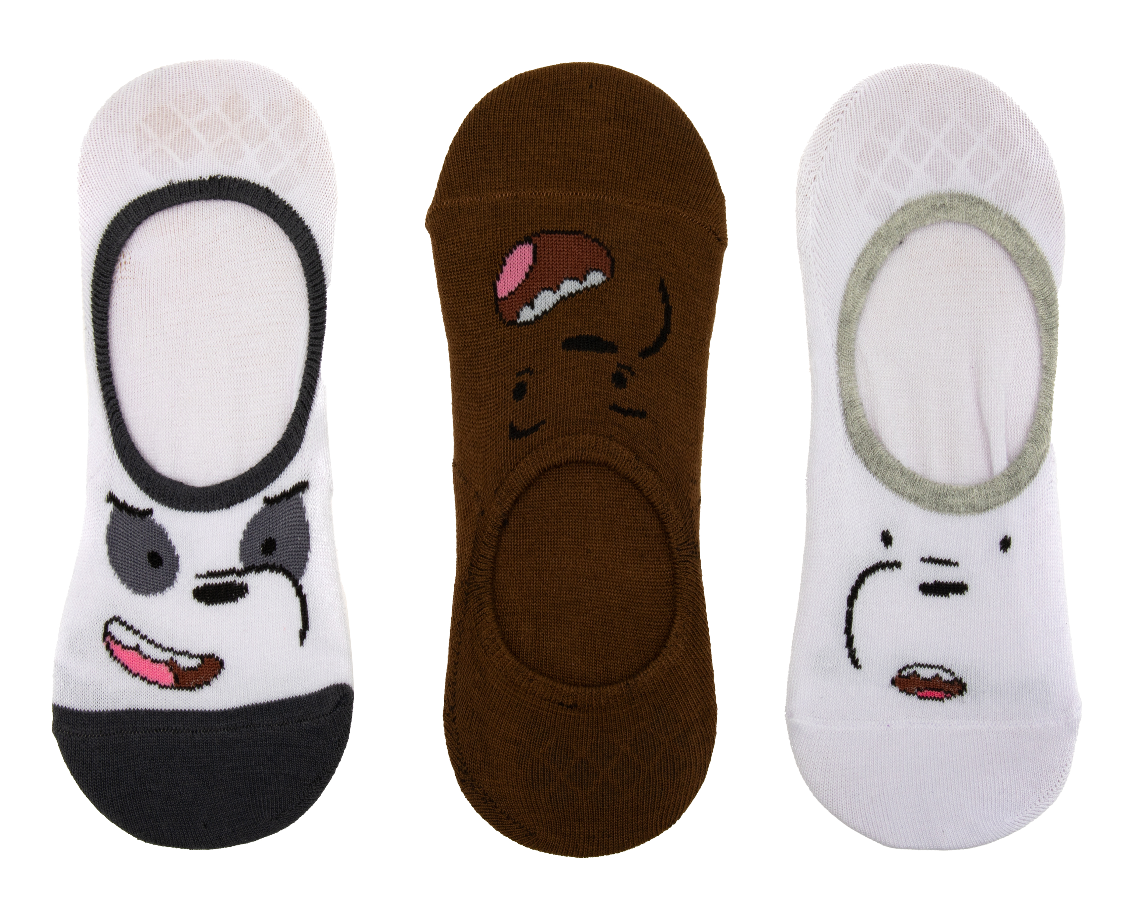 Foto 1 | Foto 1 | Calcetas Invisibles We Bare Bears para Mujer 3 Pares