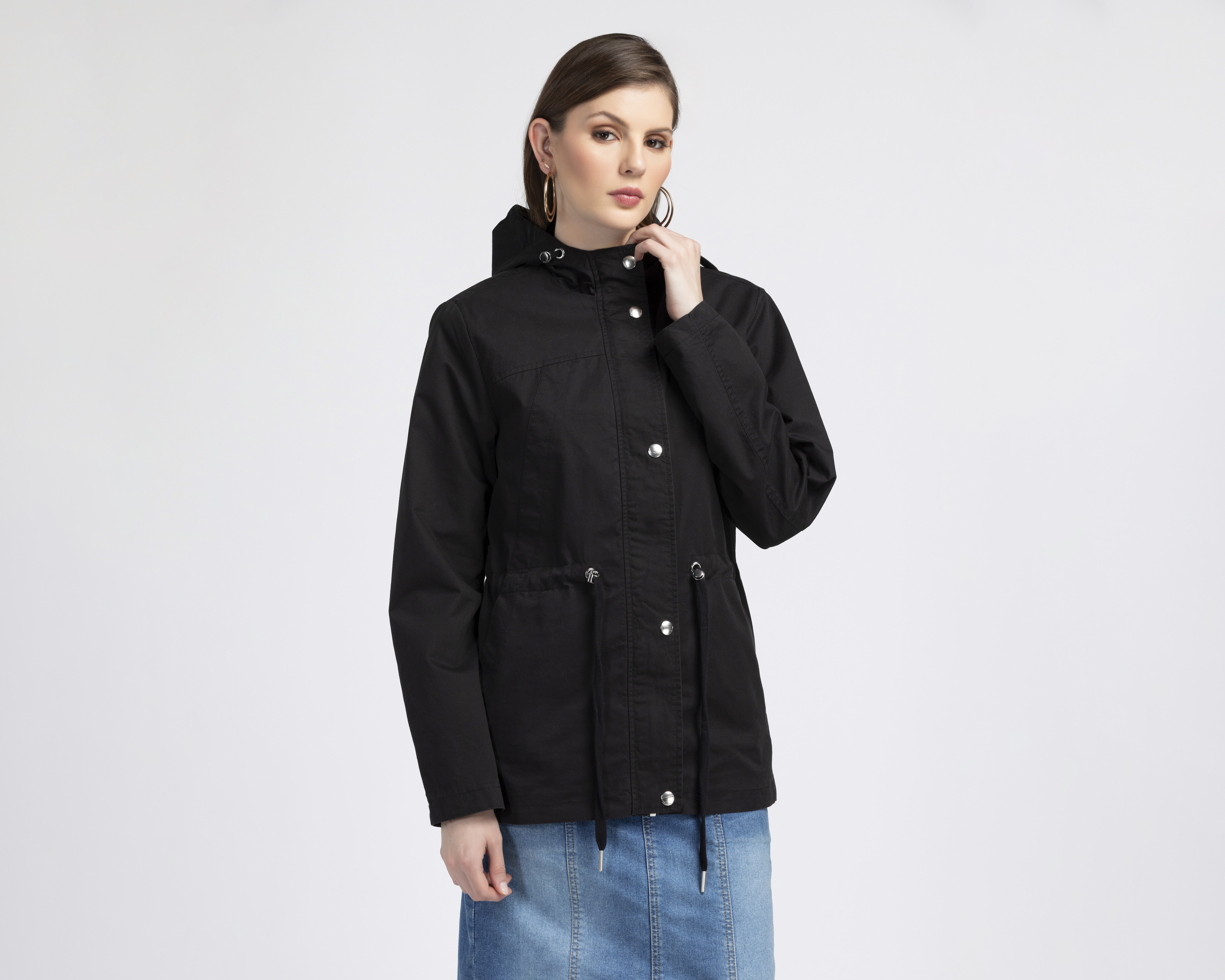 Chamarra Negra Levi's para Mujer