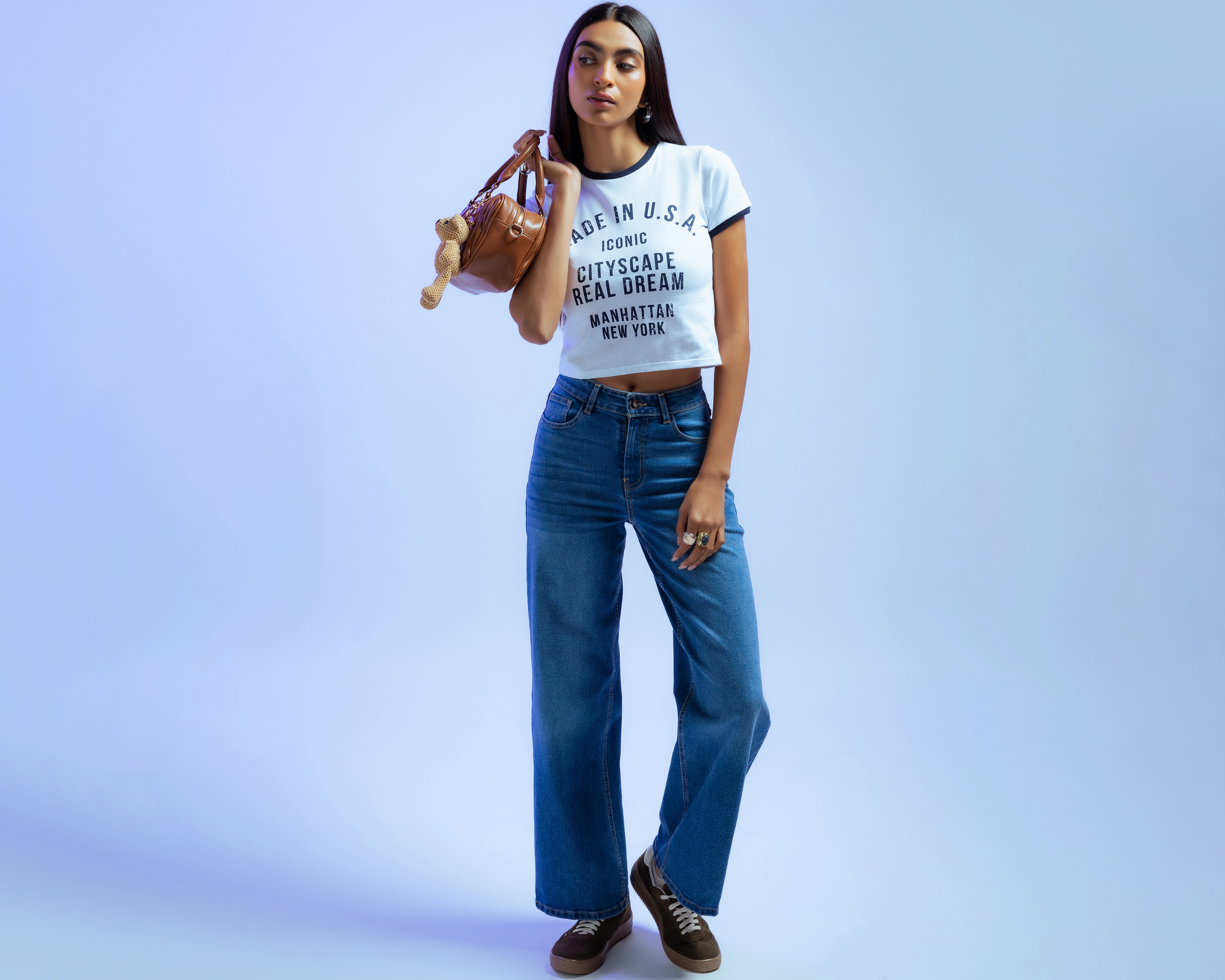 Playera Manga Corta Strona para Mujer