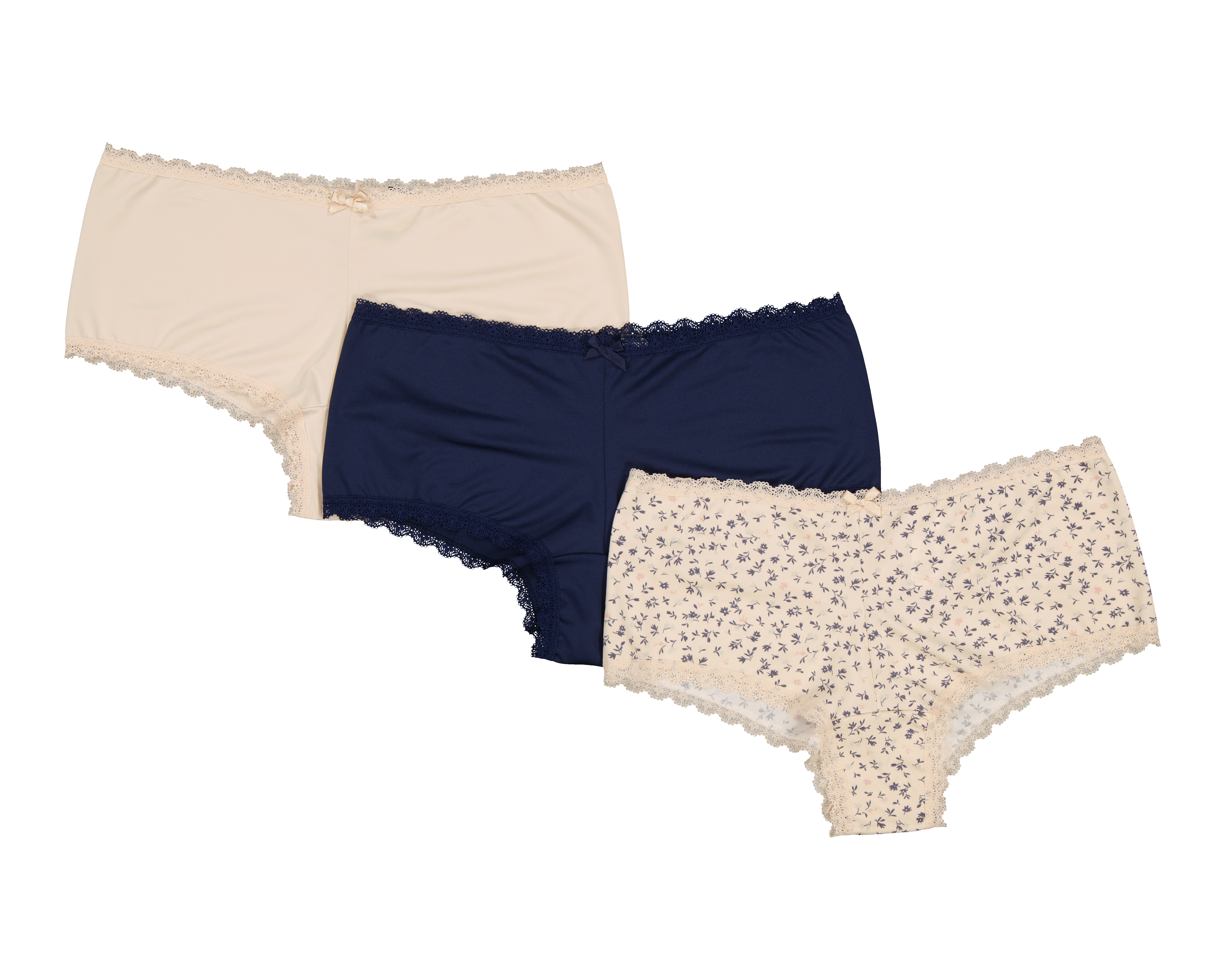 Foto 2 pulgar | Foto 1 | Bóxer Frescura para Mujer 3 Piezas