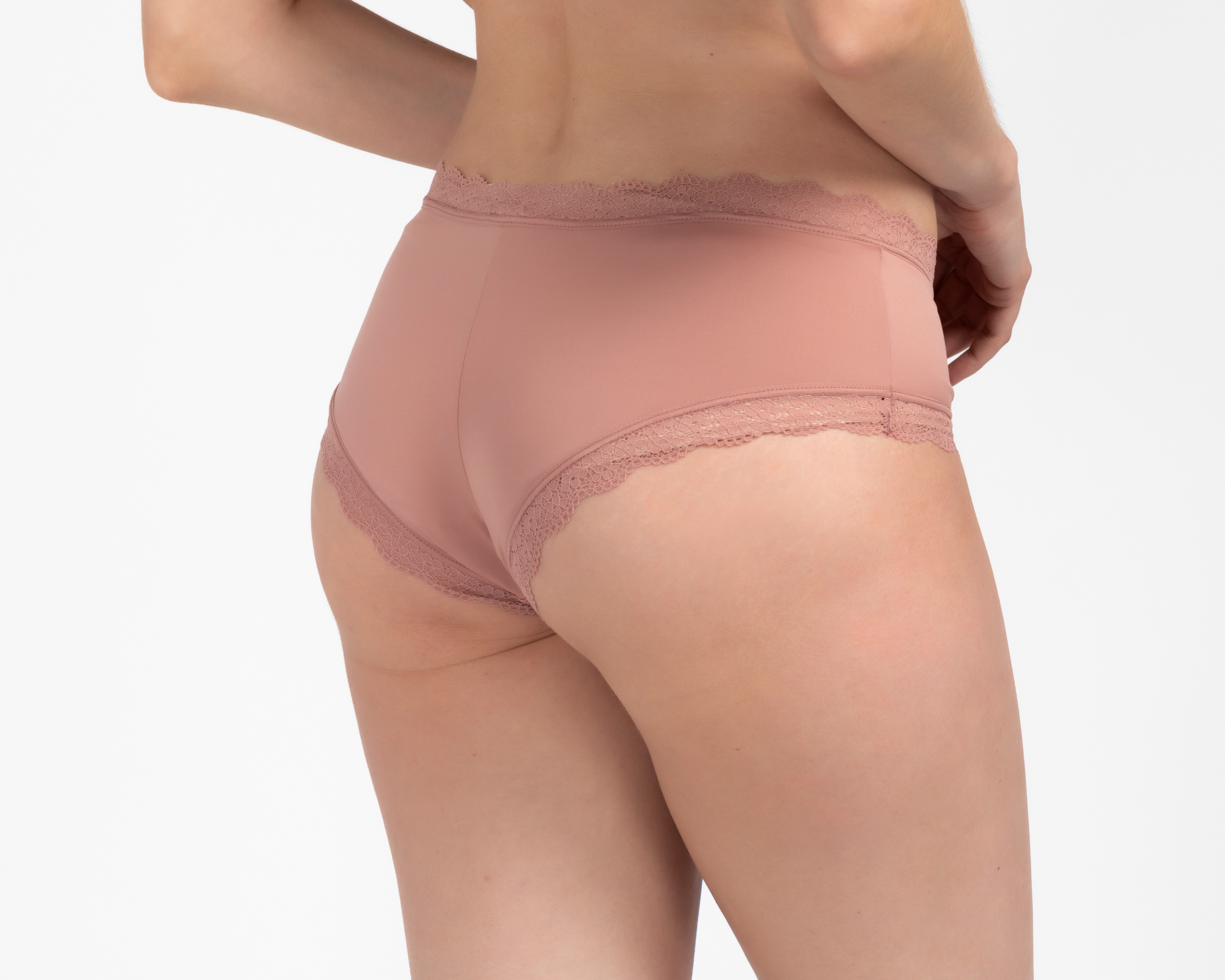 Foto 4 pulgar | Foto 3 | Bóxer con Encaje Frescura para Mujer 3 Piezas