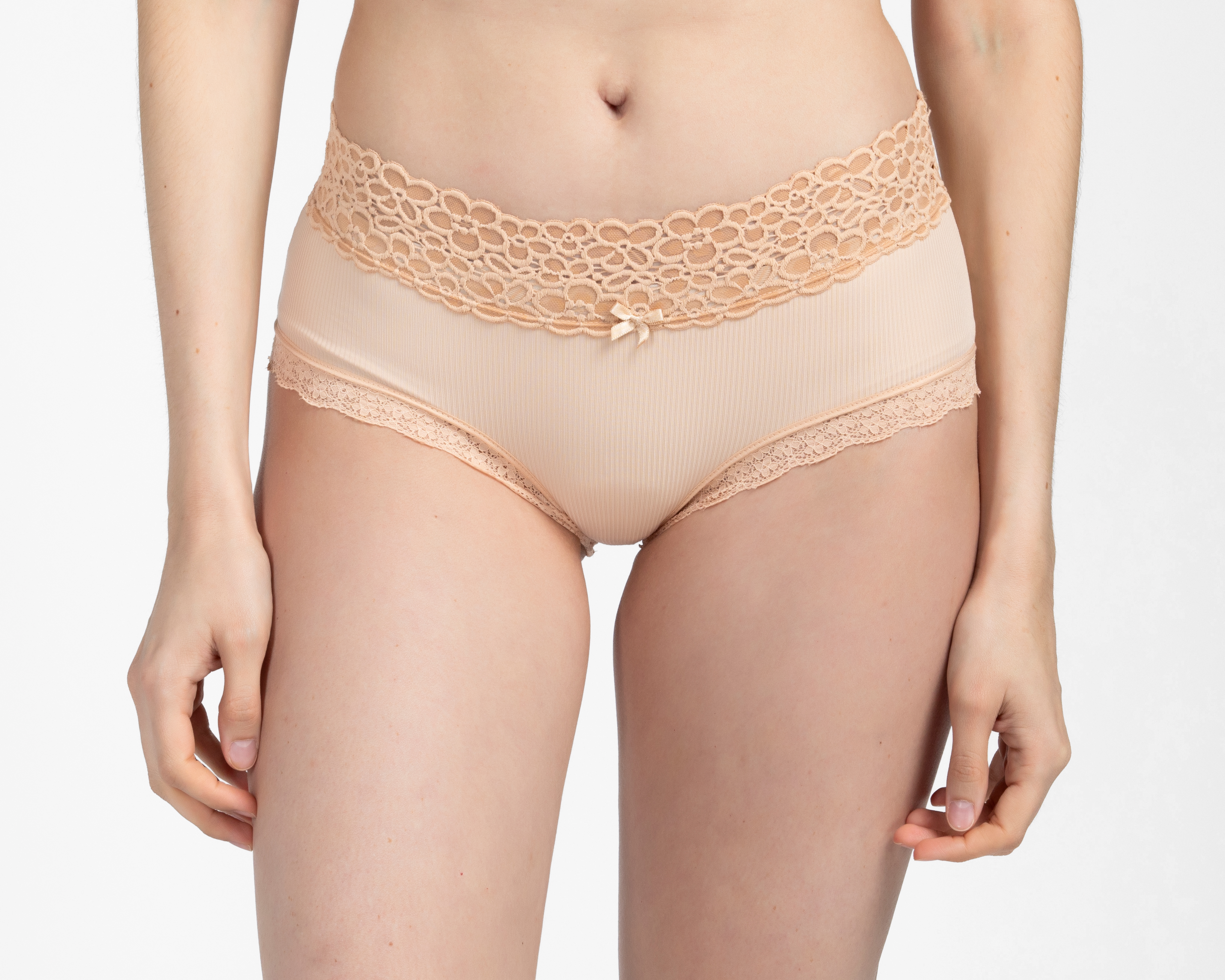 Foto 2 | Foto 2 | Bóxer con Encaje Frescura para Mujer 3 Piezas