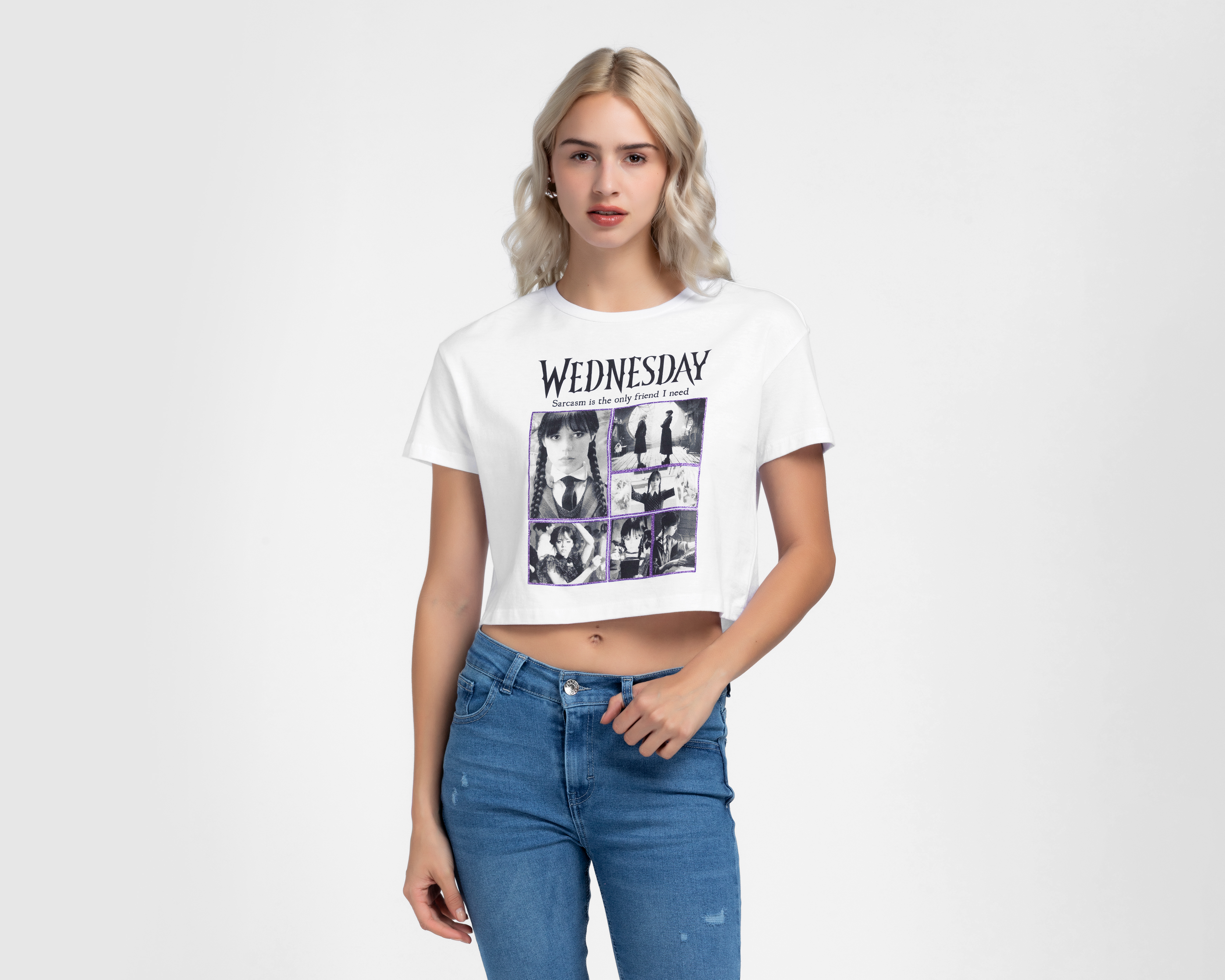 Foto 1 | Foto 1 | Playera Manga Corta Merlina para Mujer