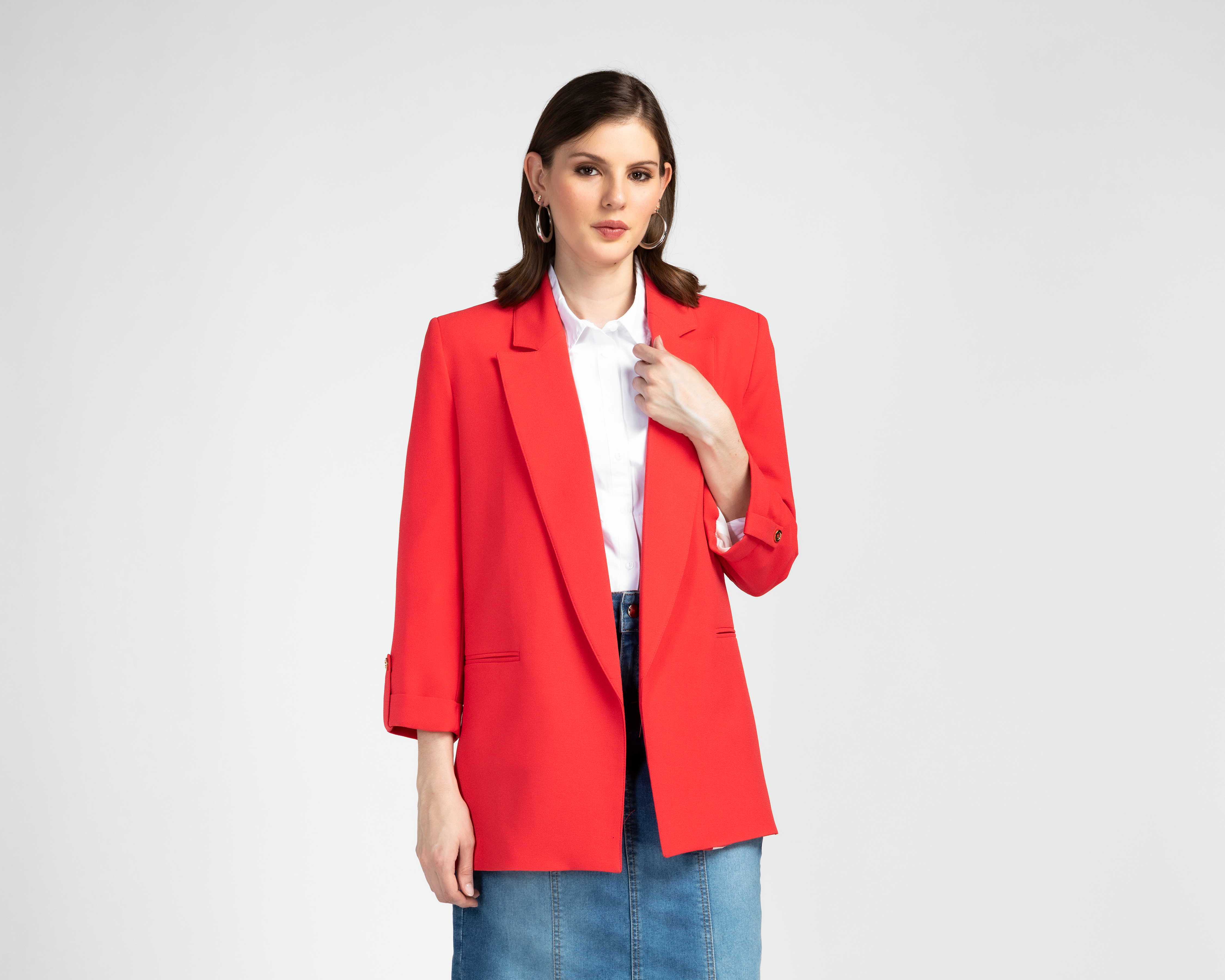 Foto 1 | Foto 1 | Blazer Rojo Charme para Mujer