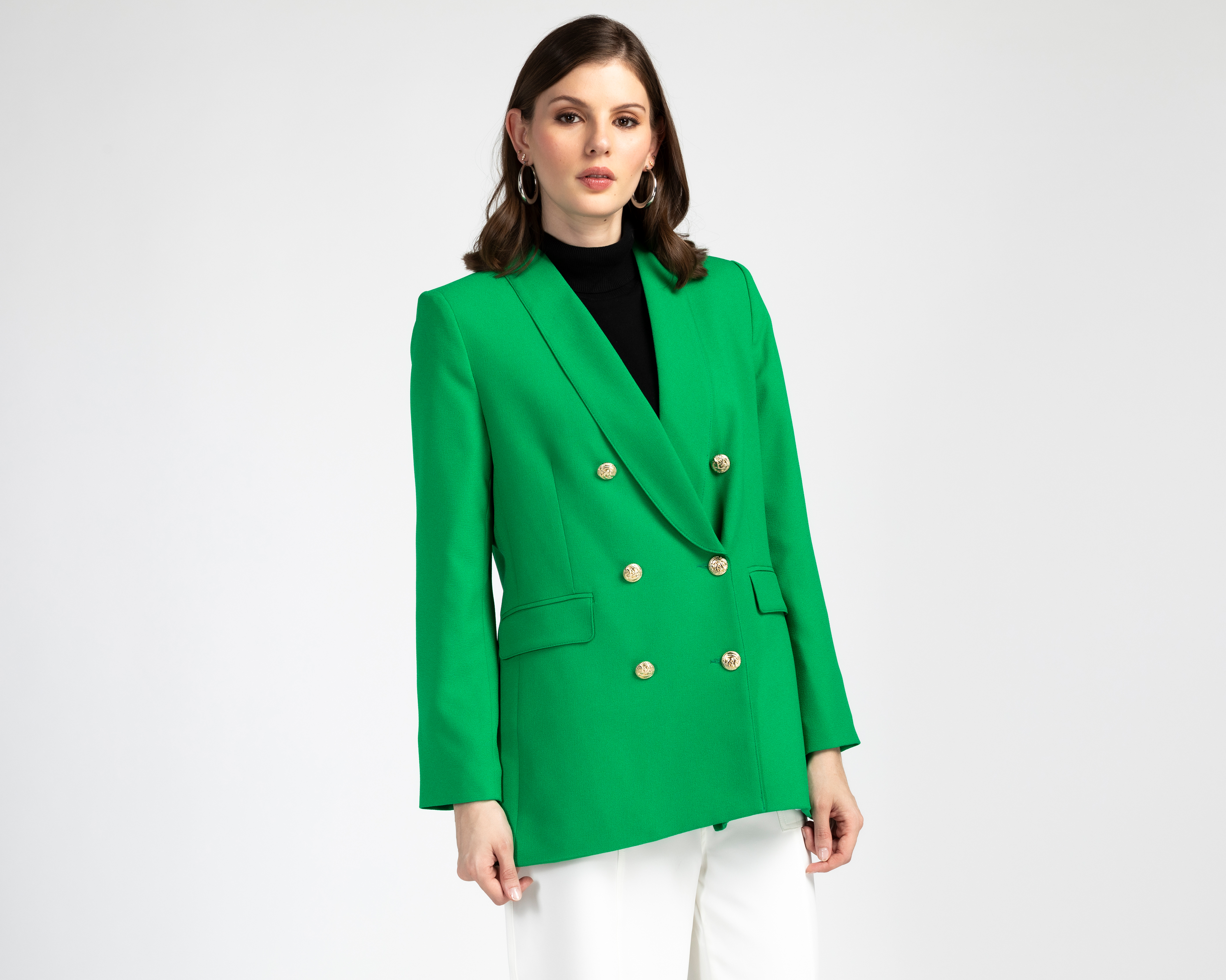 Foto 1 | Foto 1 | Blazer Verde Charme para Mujer